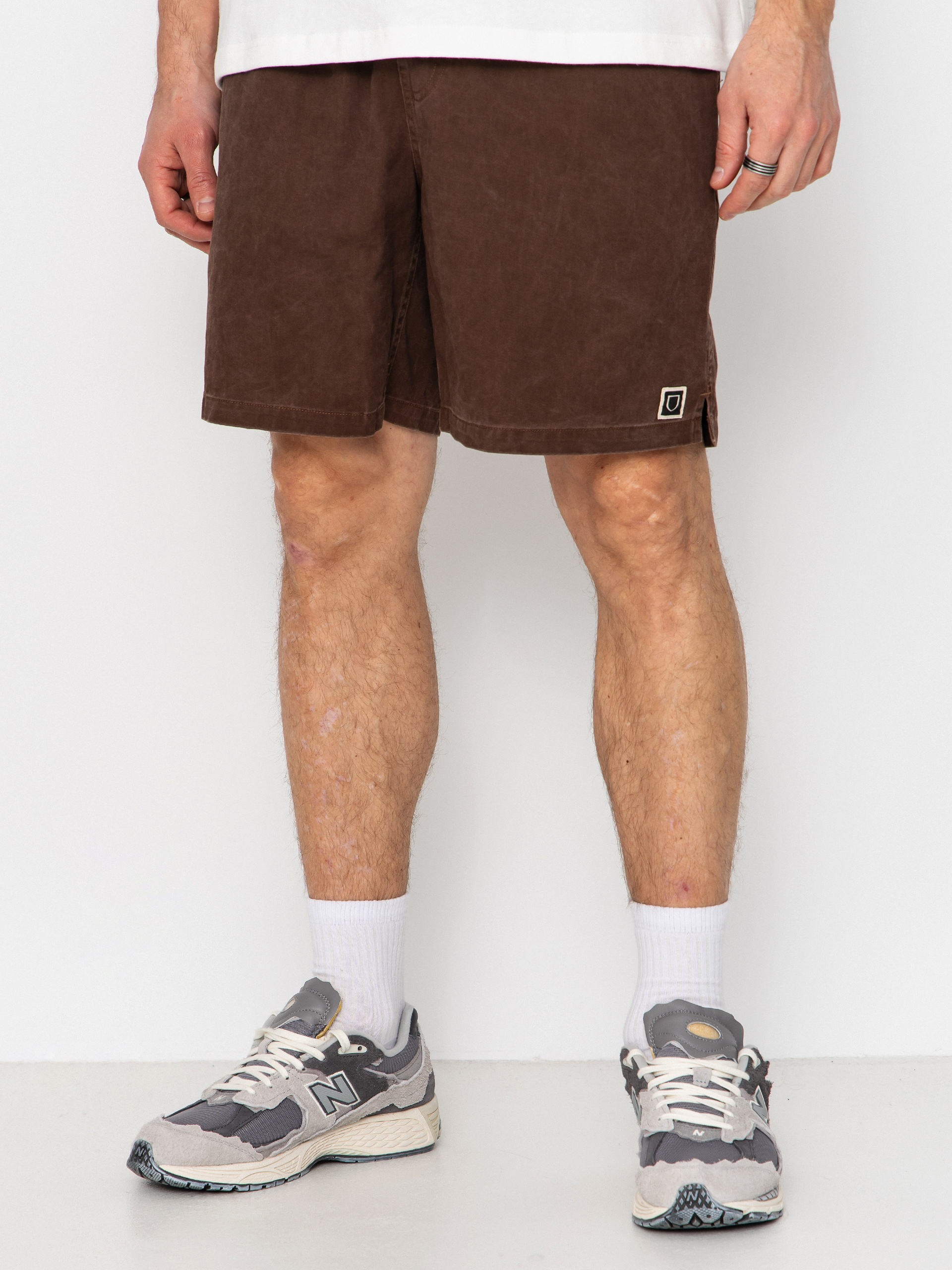 Къси панталони Brixton Everyday Vintage Wash (chocolate)