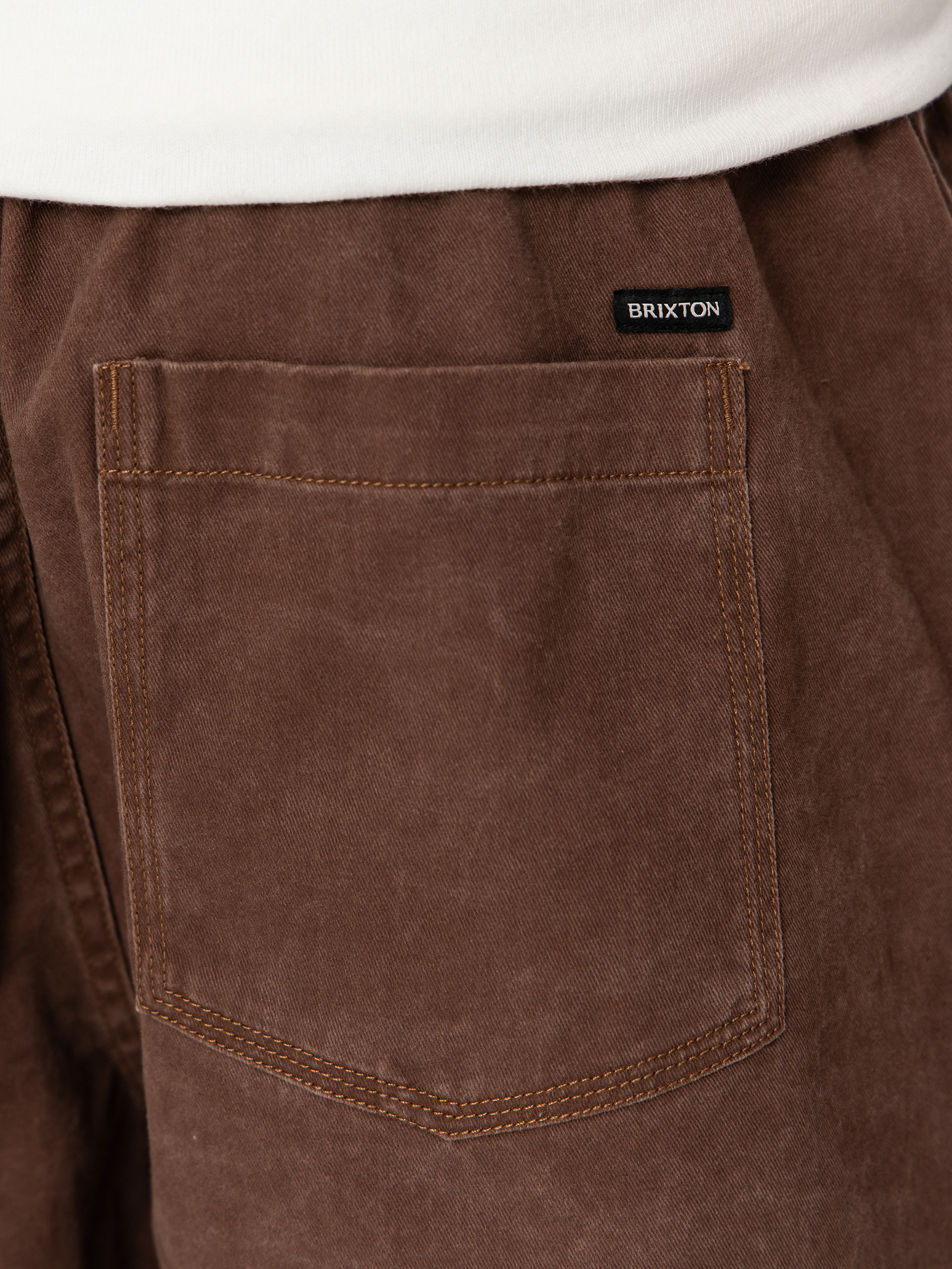 Къси панталони Brixton Everyday Vintage Wash (chocolate)
