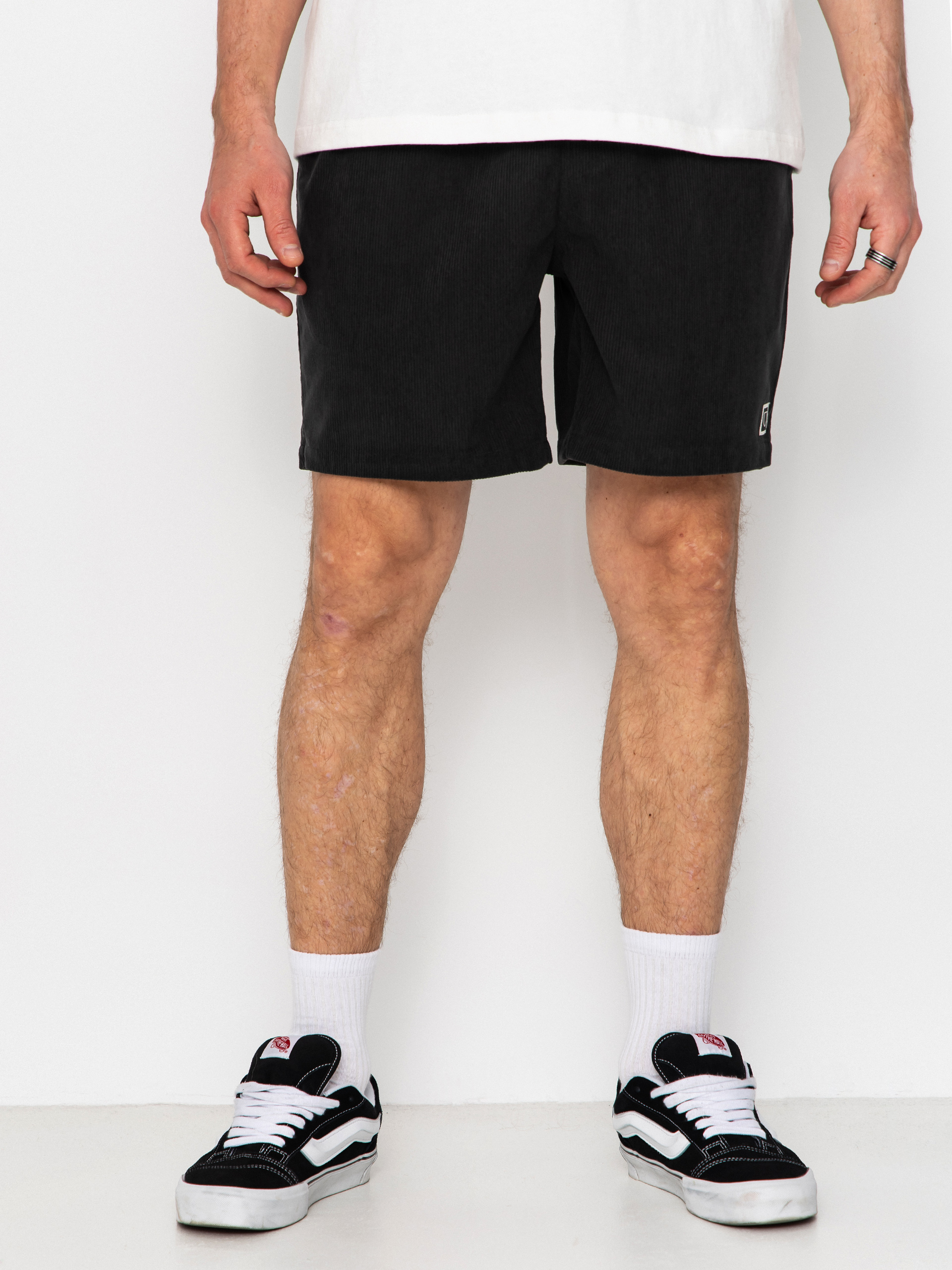 Къси панталони Brixton Everyday Corduroy (vintage black)