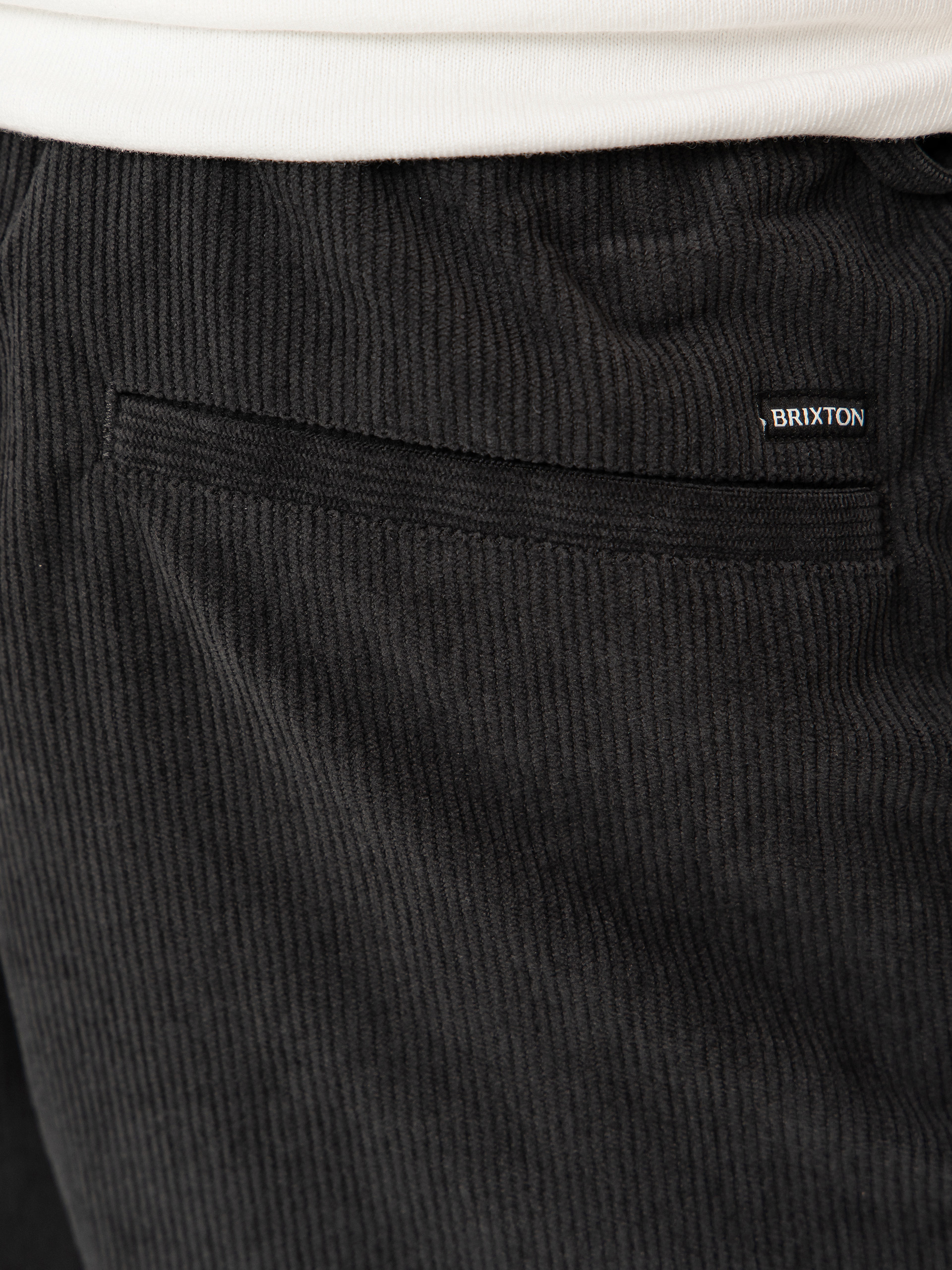 Къси панталони Brixton Everyday Corduroy (vintage black)