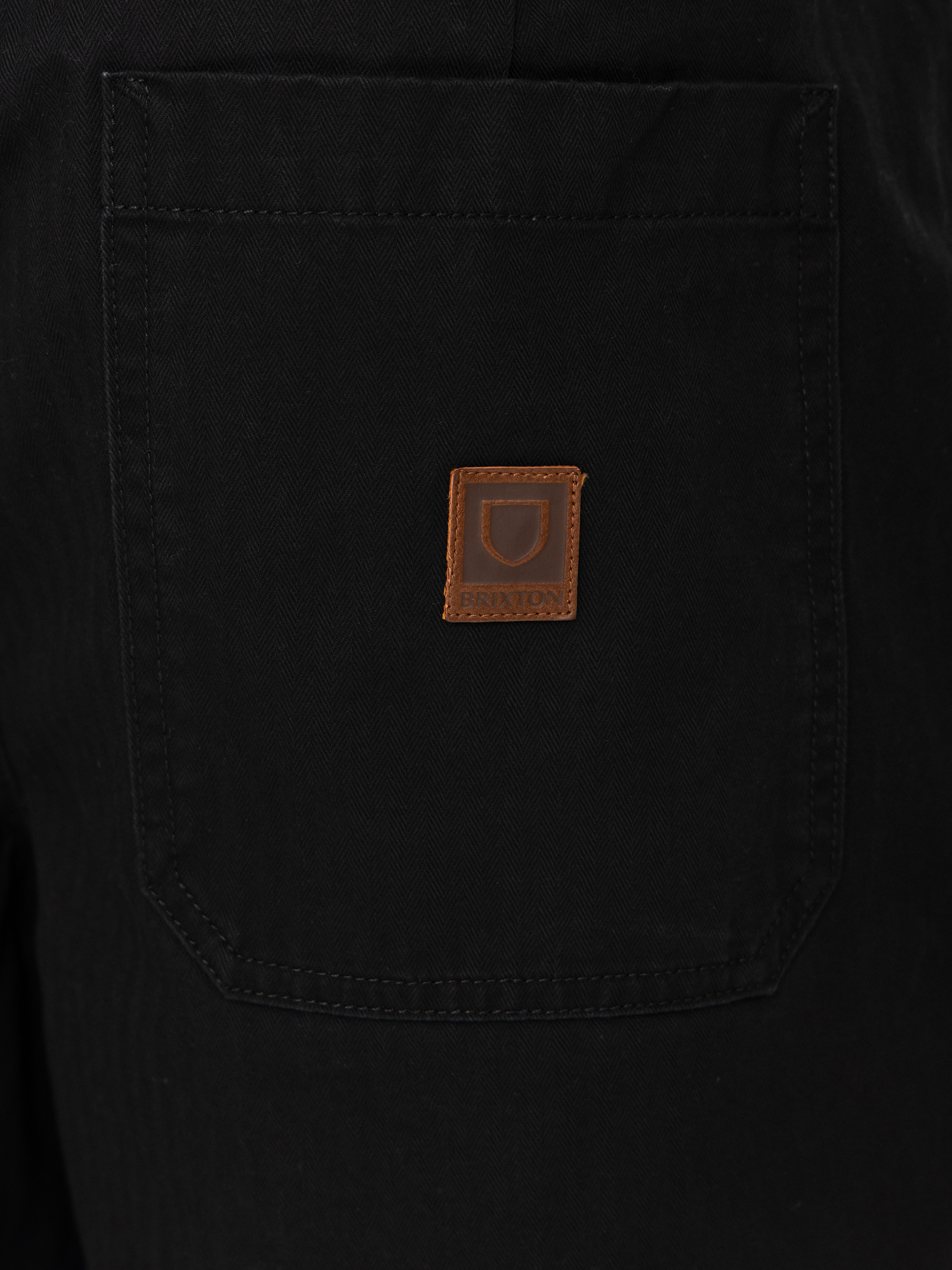 Къси панталони Brixton Surplus Vw Herringbone (washed black)
