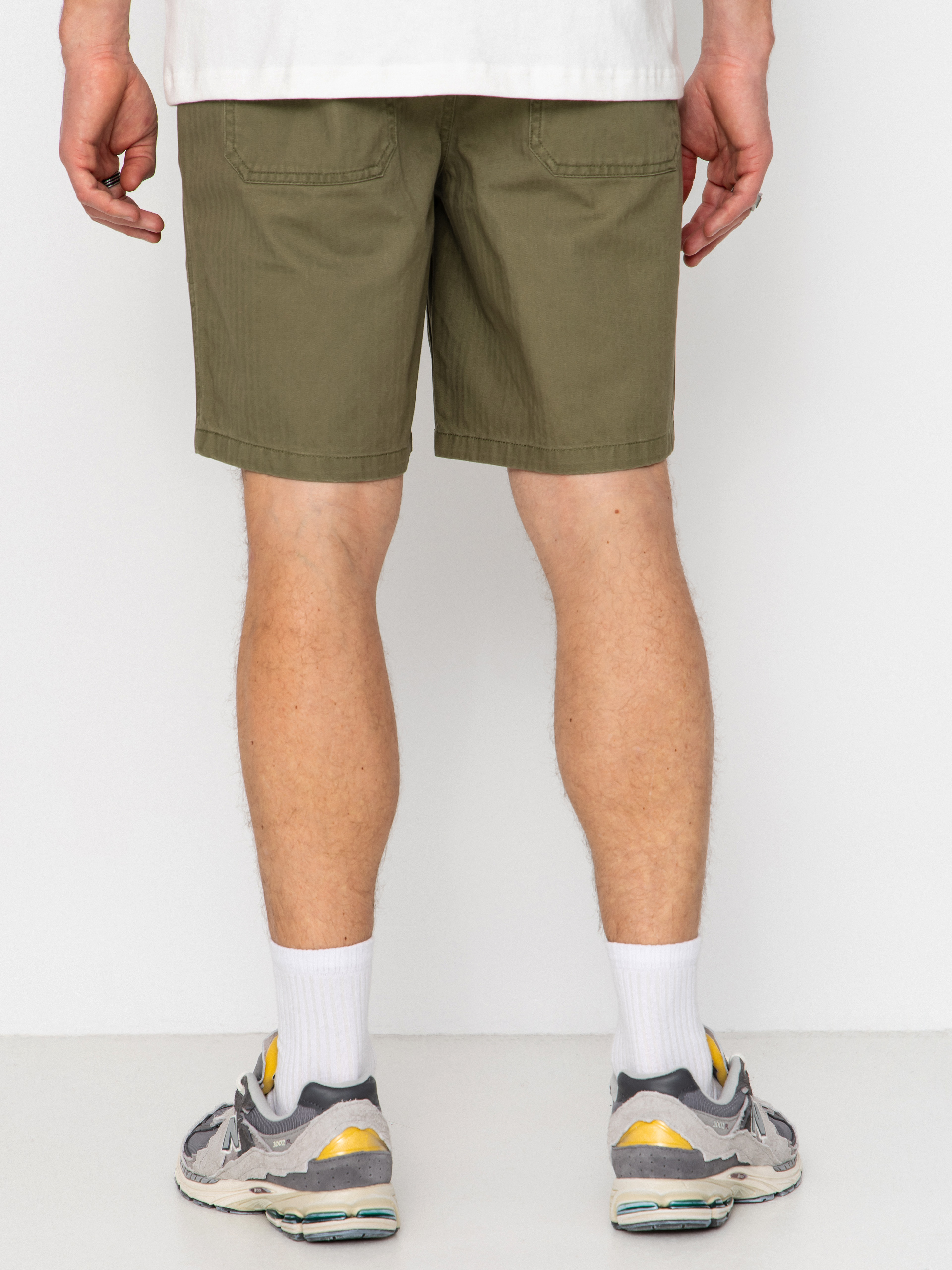 Къси панталони Brixton Surplus Vw Herringbone (washed olive green)