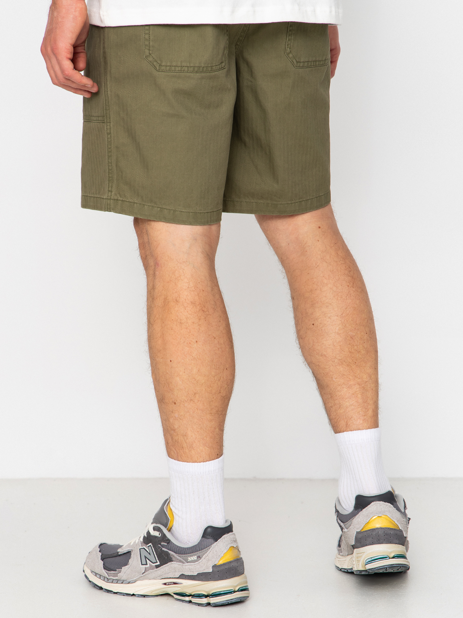 Къси панталони Brixton Surplus Vw Herringbone (washed olive green)