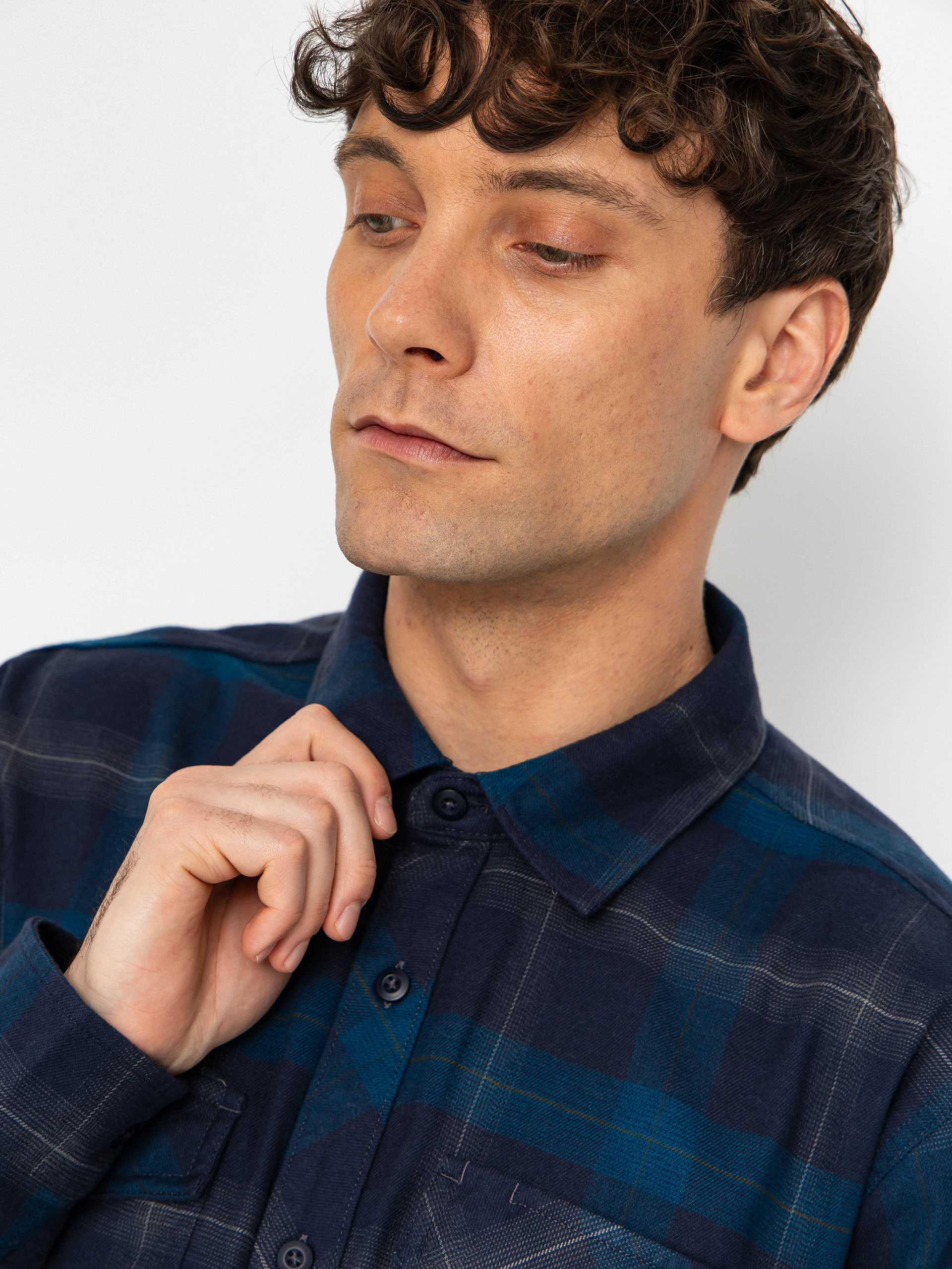 Риза Fox Survivalist Core Flannel (midnight)