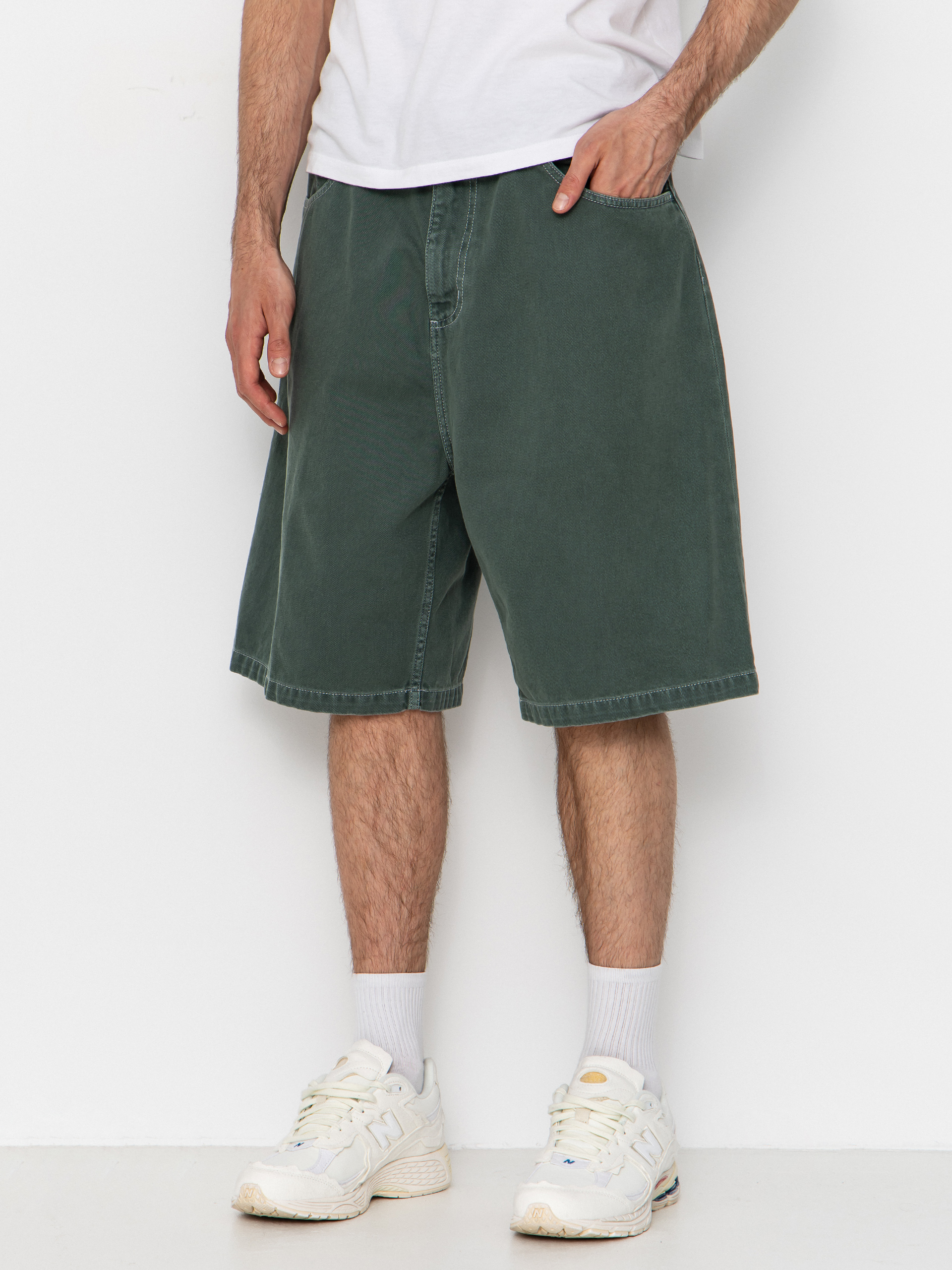 Къси панталони Carhartt WIP Brandon (velvet green)