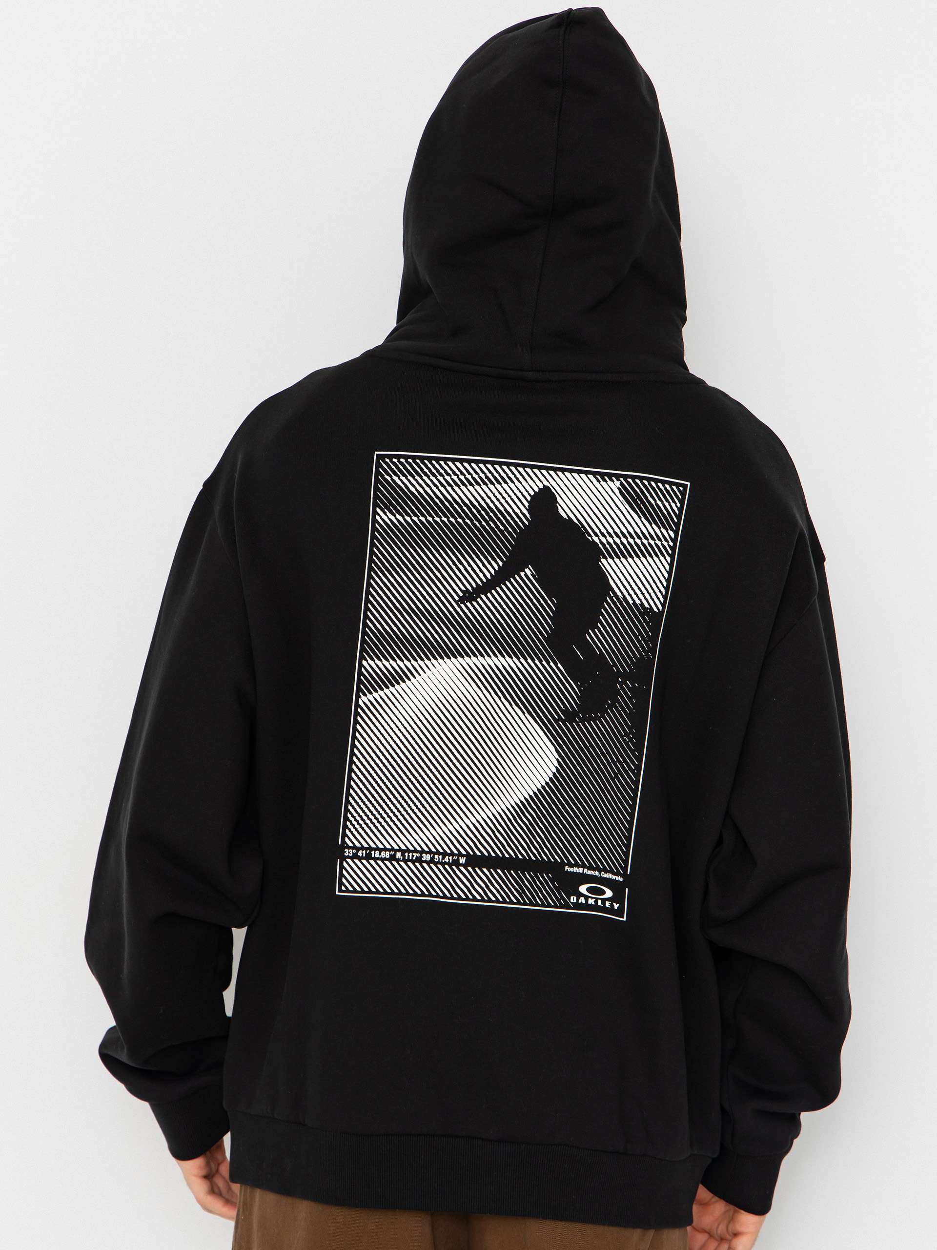 Суитшърт с качулка Oakley Sandboard HD (pitch black)
