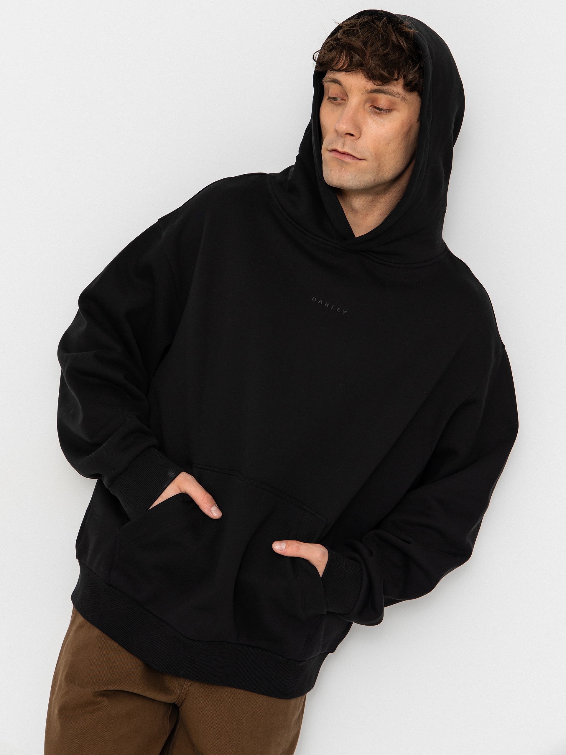 Суитшърт с качулка Oakley Sandboard HD (pitch black)