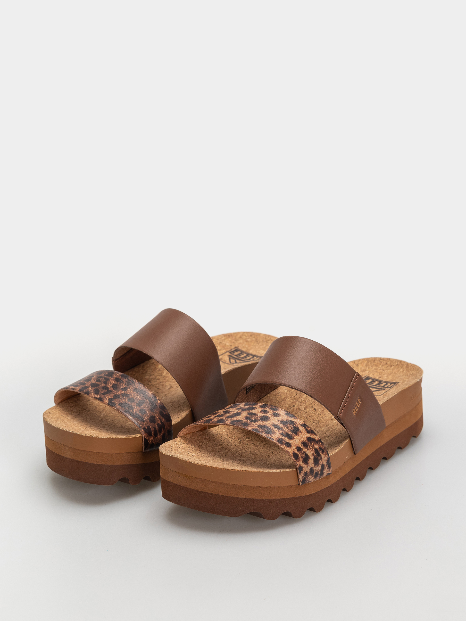 Чехли Reef Cushion Vista Hi Wmn (brown/leopard)