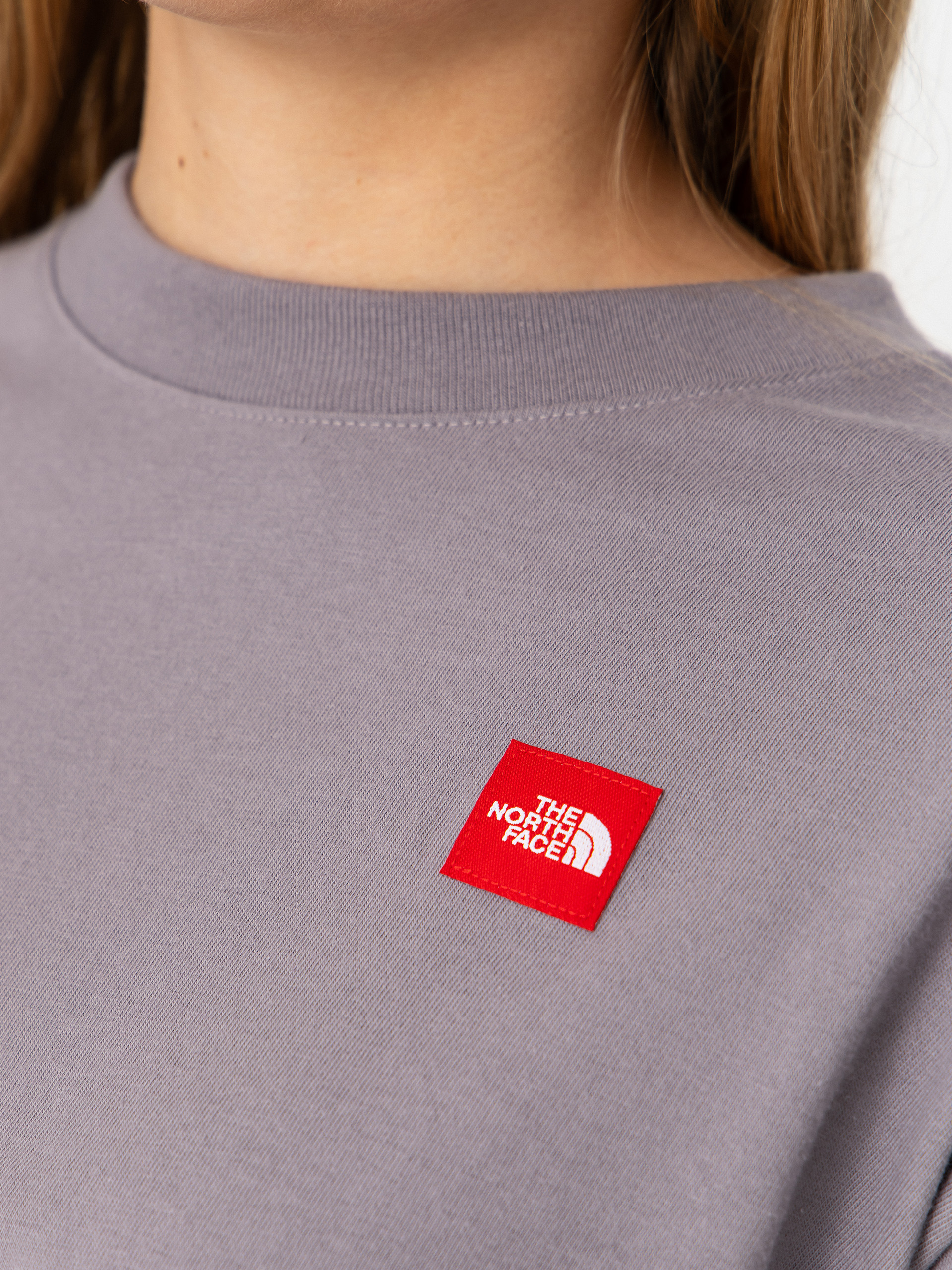 Тениска The North Face Tnf Red Box Boxy Wmn (transcendent gr)