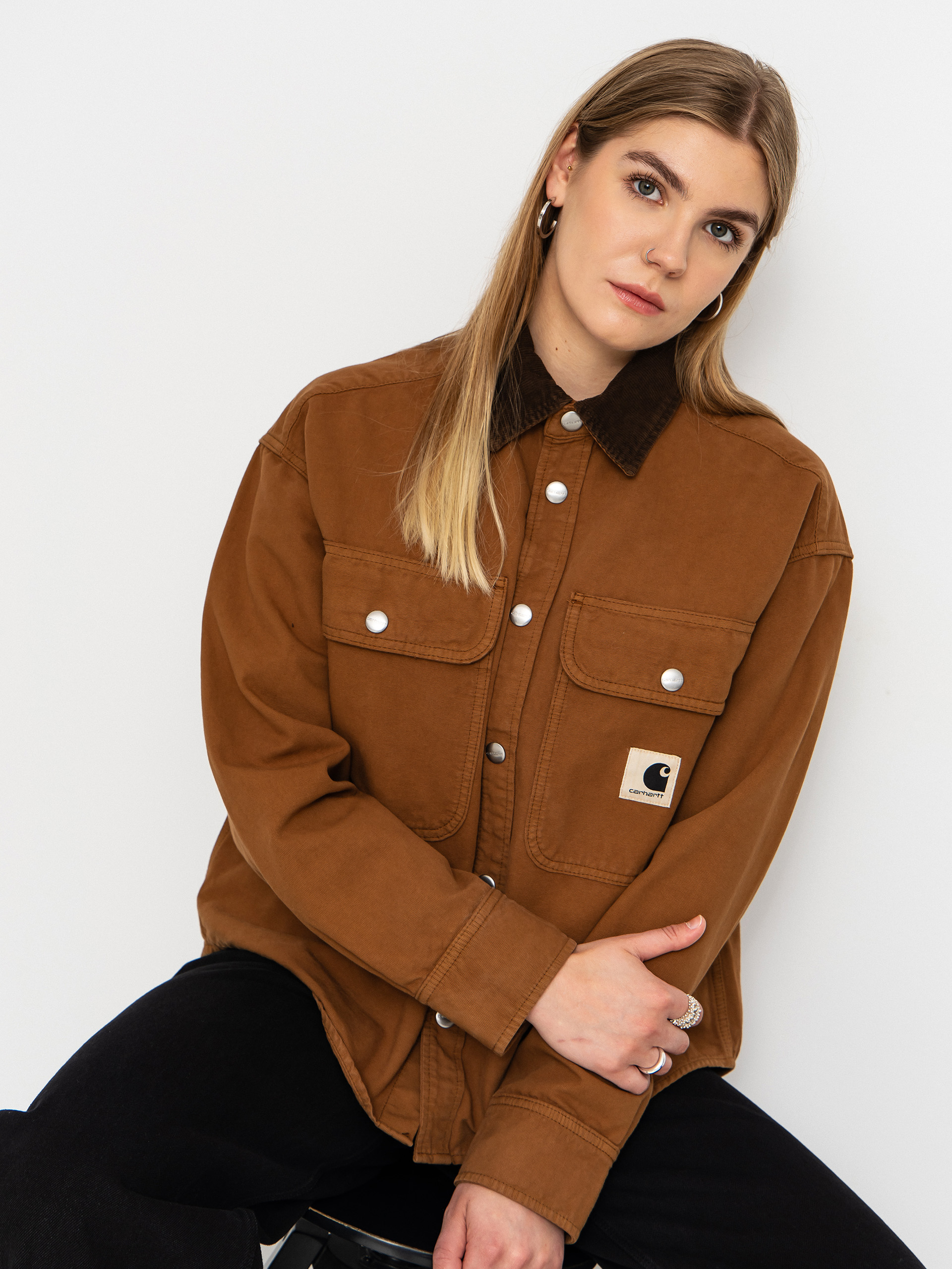 Яке Carhartt WIP Prescott Wmn (hamilton brown/tobacco)