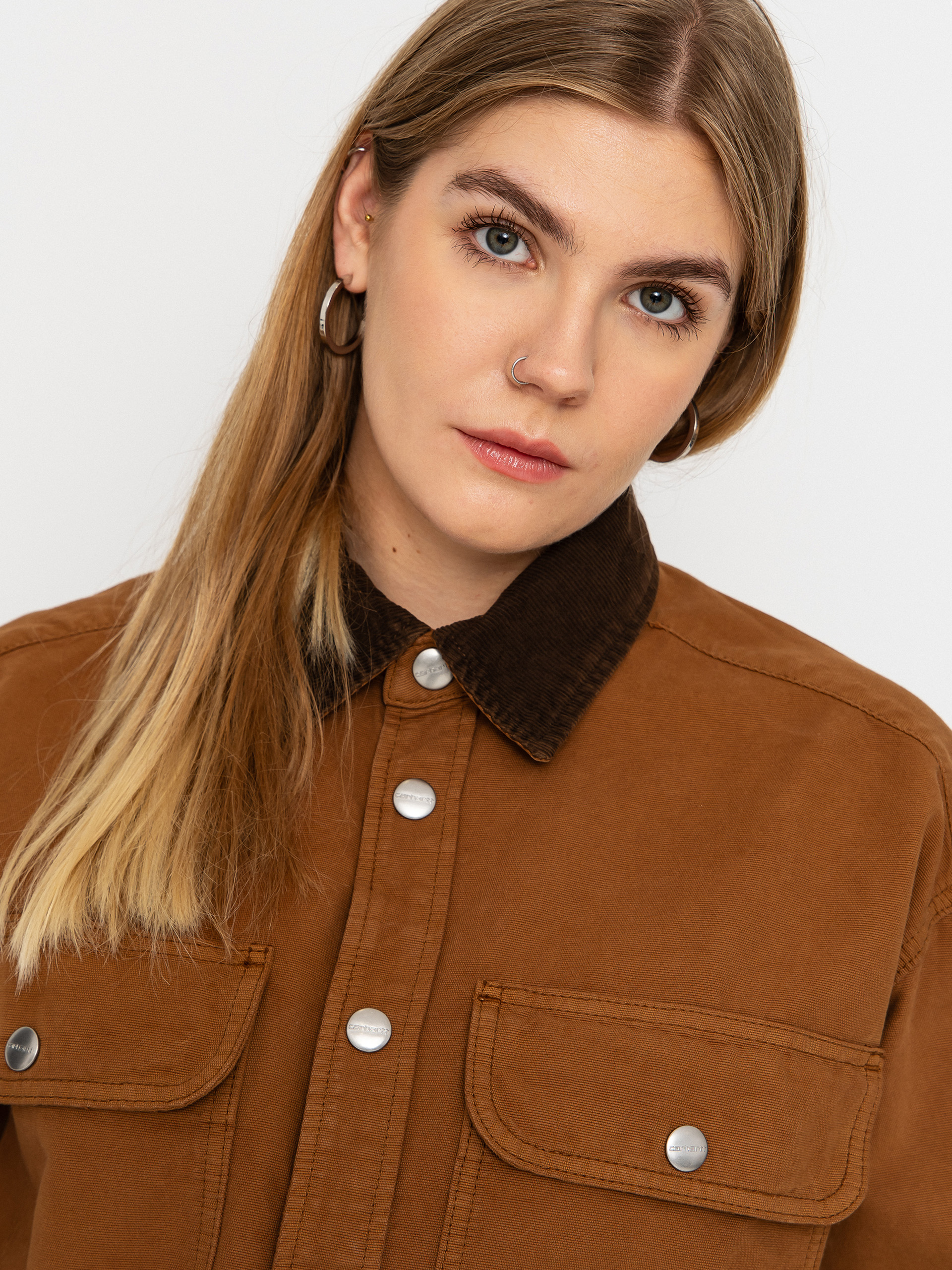 Яке Carhartt WIP Prescott Wmn (hamilton brown/tobacco)