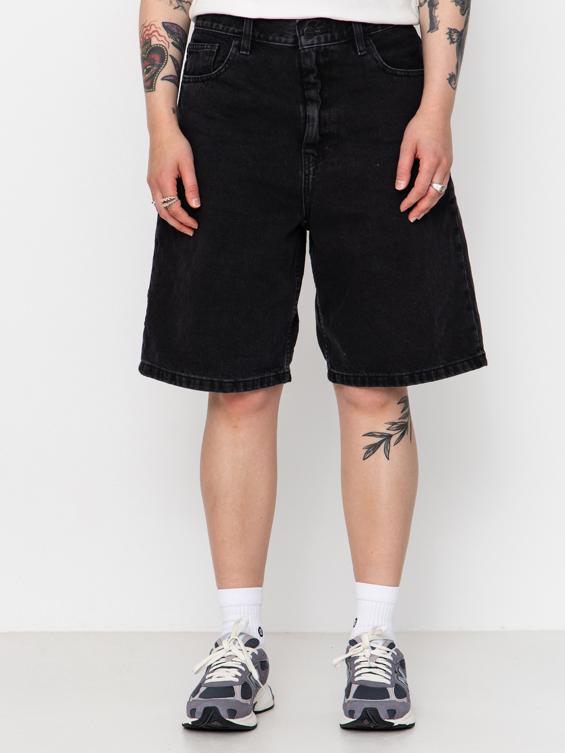 u041au044au0441u0438 u043fu0430u043du0442u0430u043bu043eu043du0438 Carhartt WIP Brandon Wmn (black stone washed)