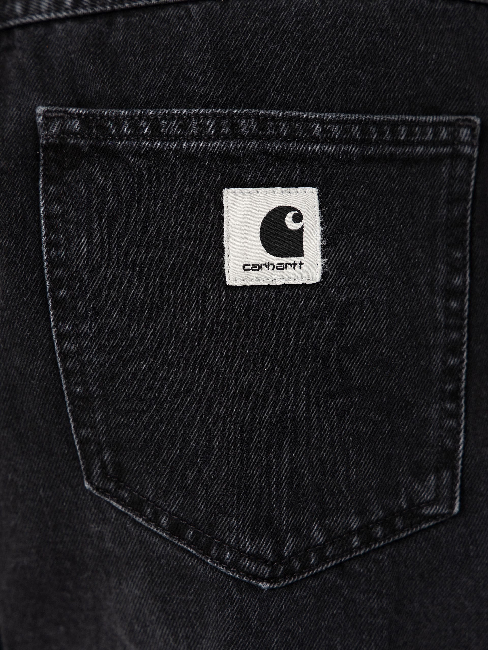 Къси панталони Carhartt WIP Brandon Wmn (black stone washed)