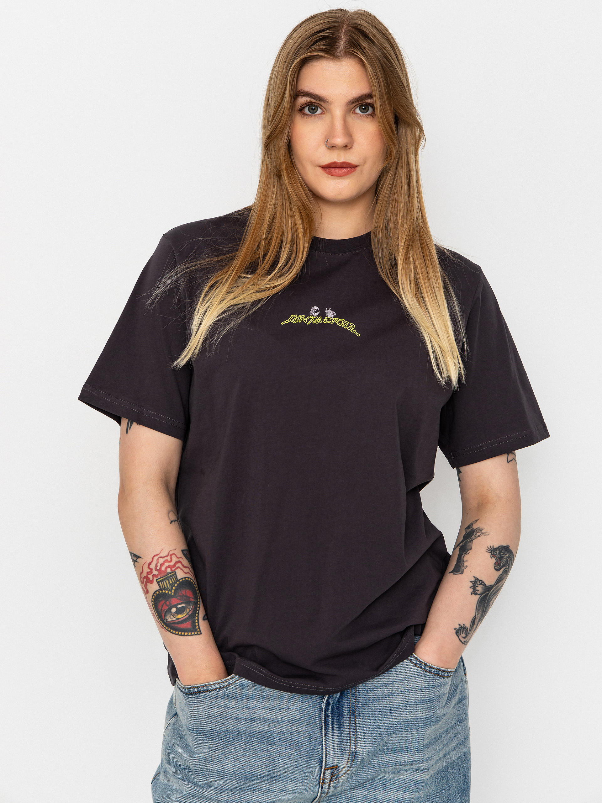 Тениска Santa Cruz Natural Bridges Wmn (black wash)