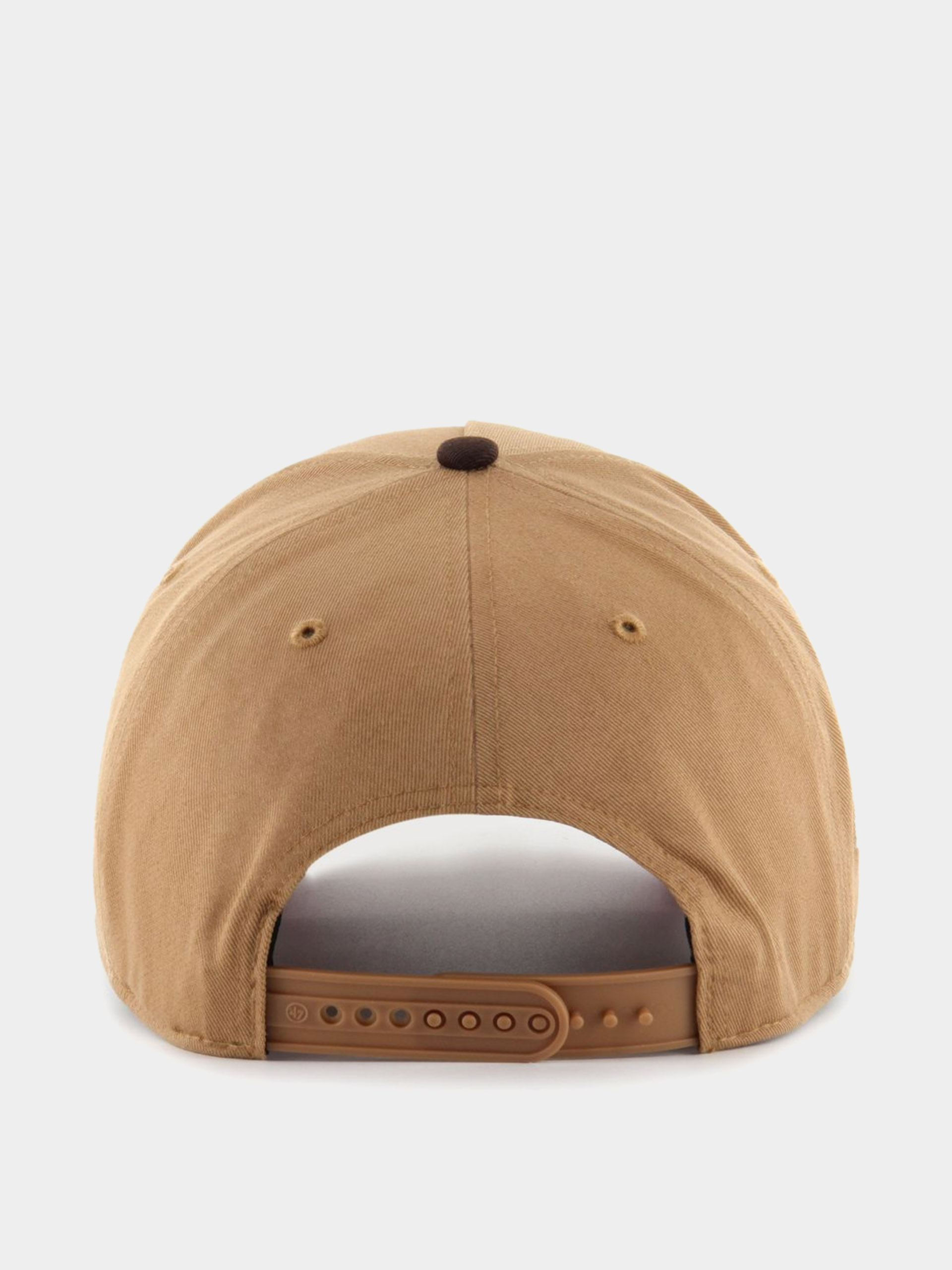 Шапка с козирка 47 Brand MLB LA Angels Sure Shot Cotton MVP (camel)