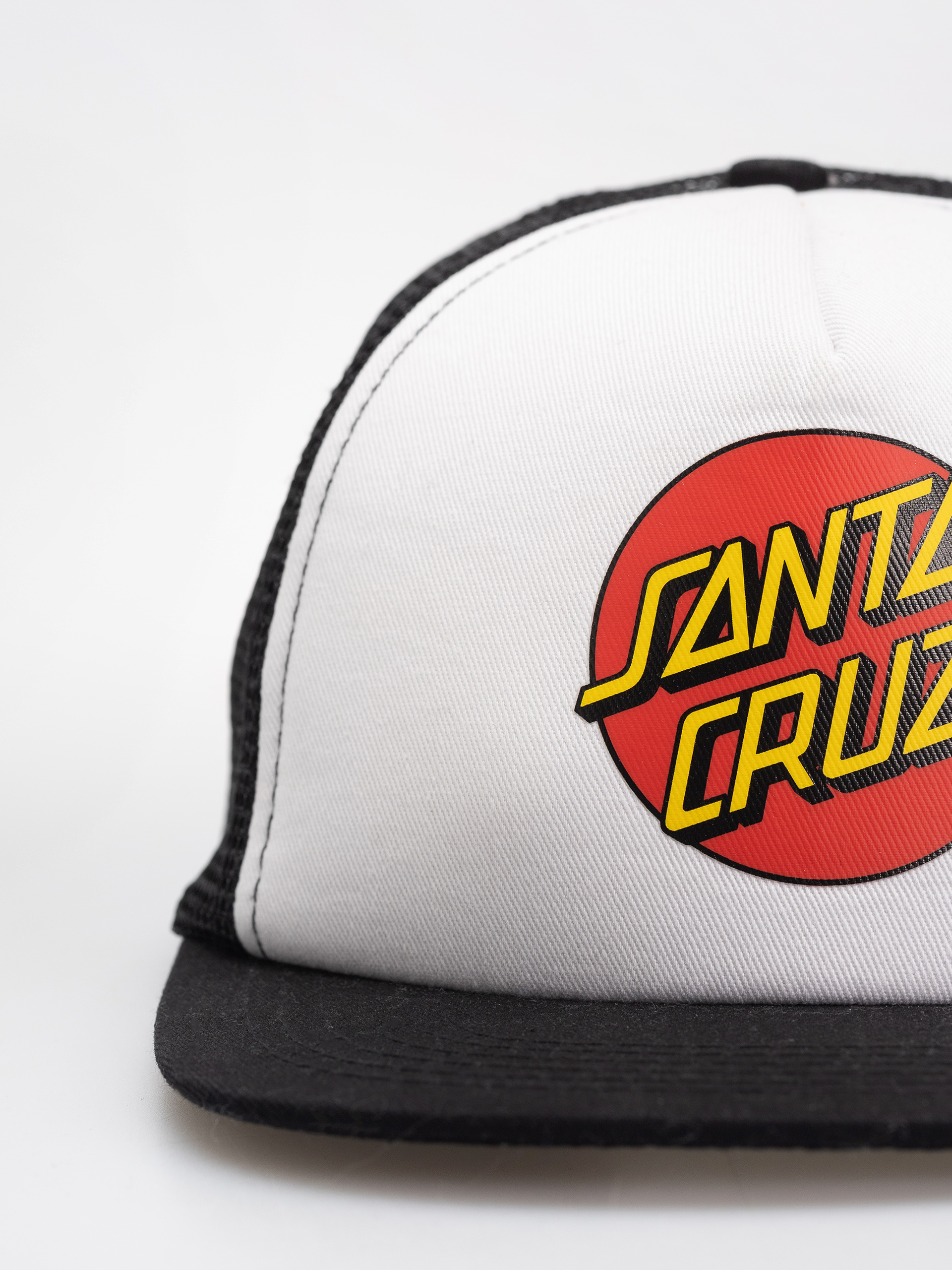 Шапка с козирка Santa Cruz Classic Dot JR (white/black)
