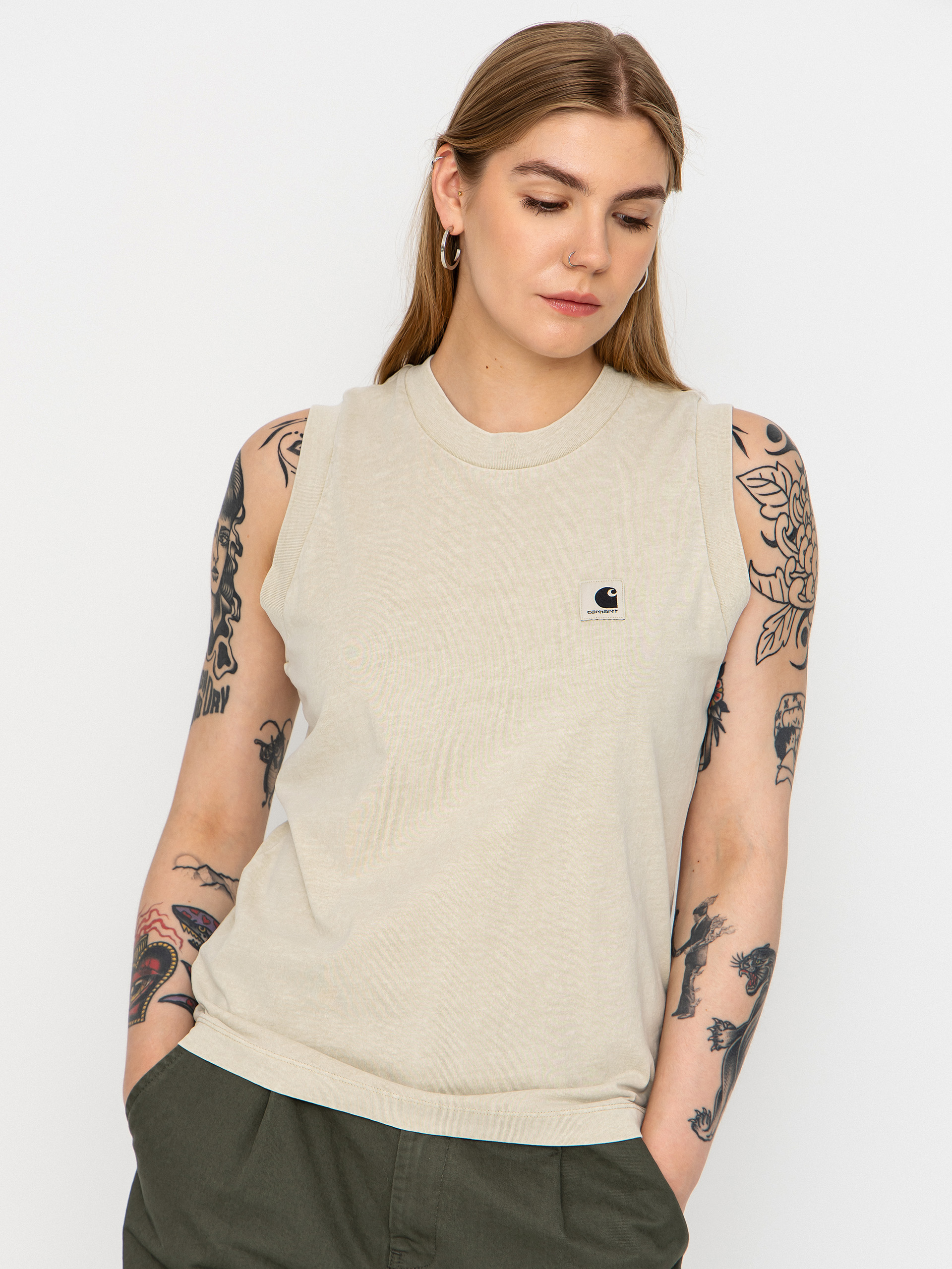 u0422u0435u043du0438u0441u043au0430 Carhartt WIP Nelson Wmn (stone)