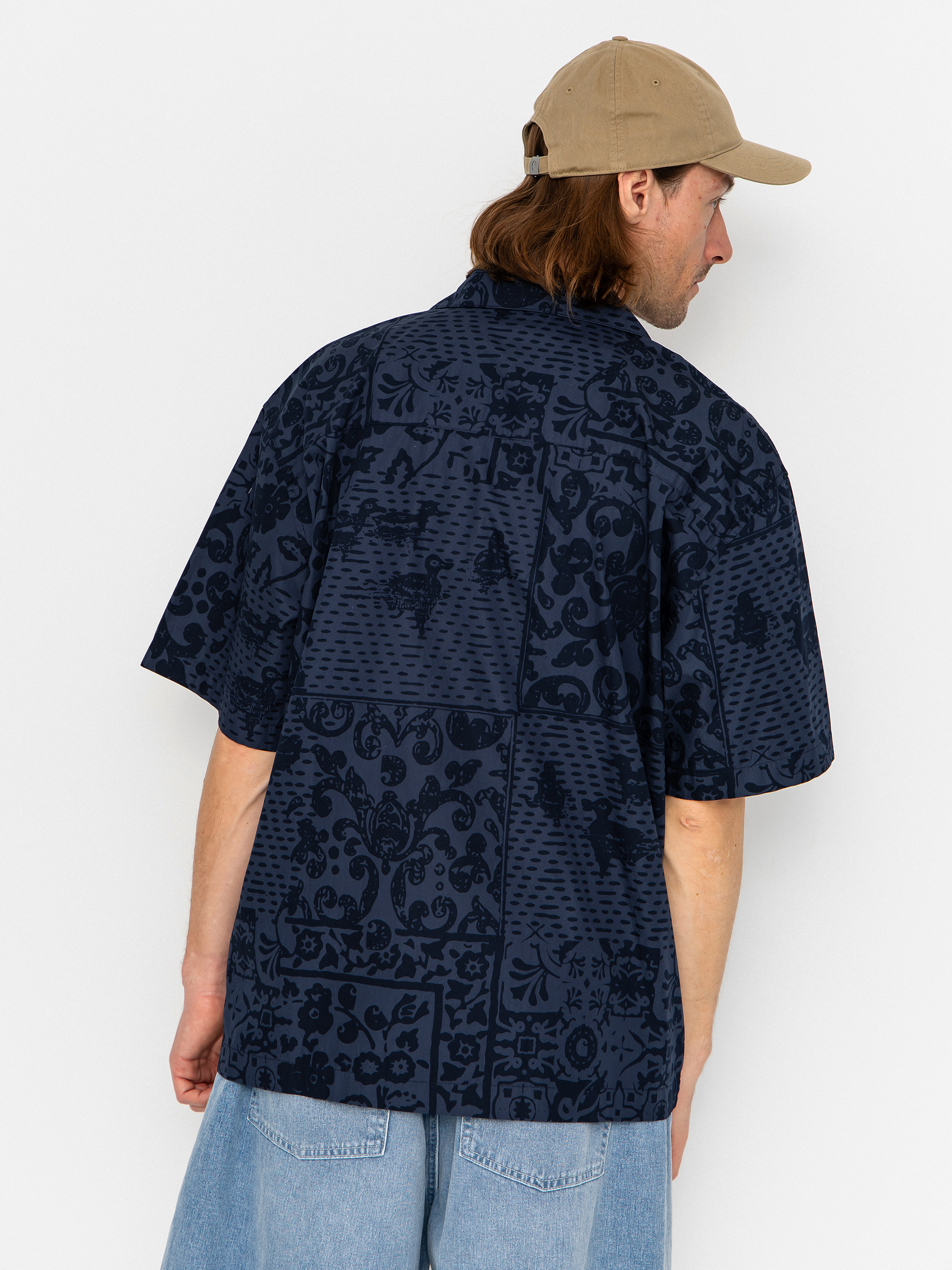 Риза Carhartt WIP Vestige (vestige/blue)