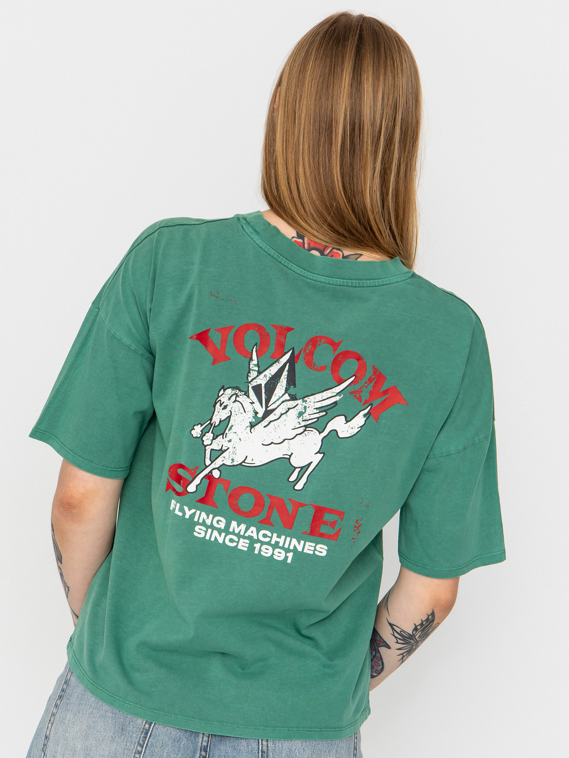 Тениска Volcom Voltrip Wmn (evergreen)