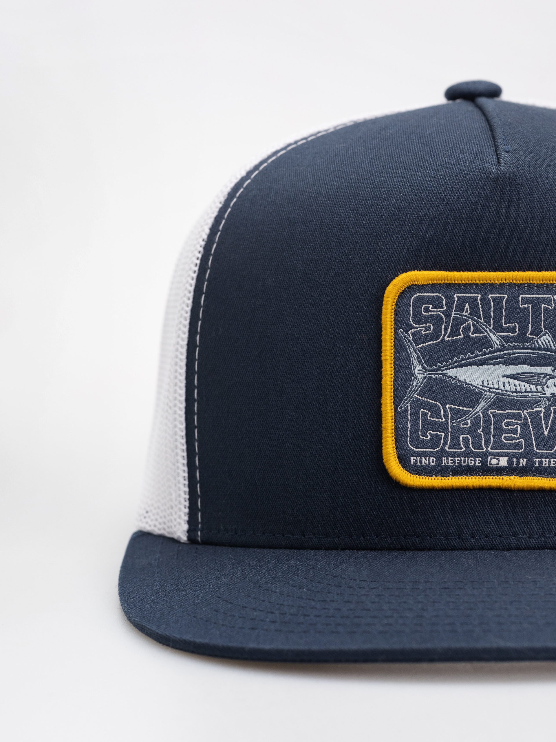 Шапка с козирка Salty Crew Big Game (navy white)