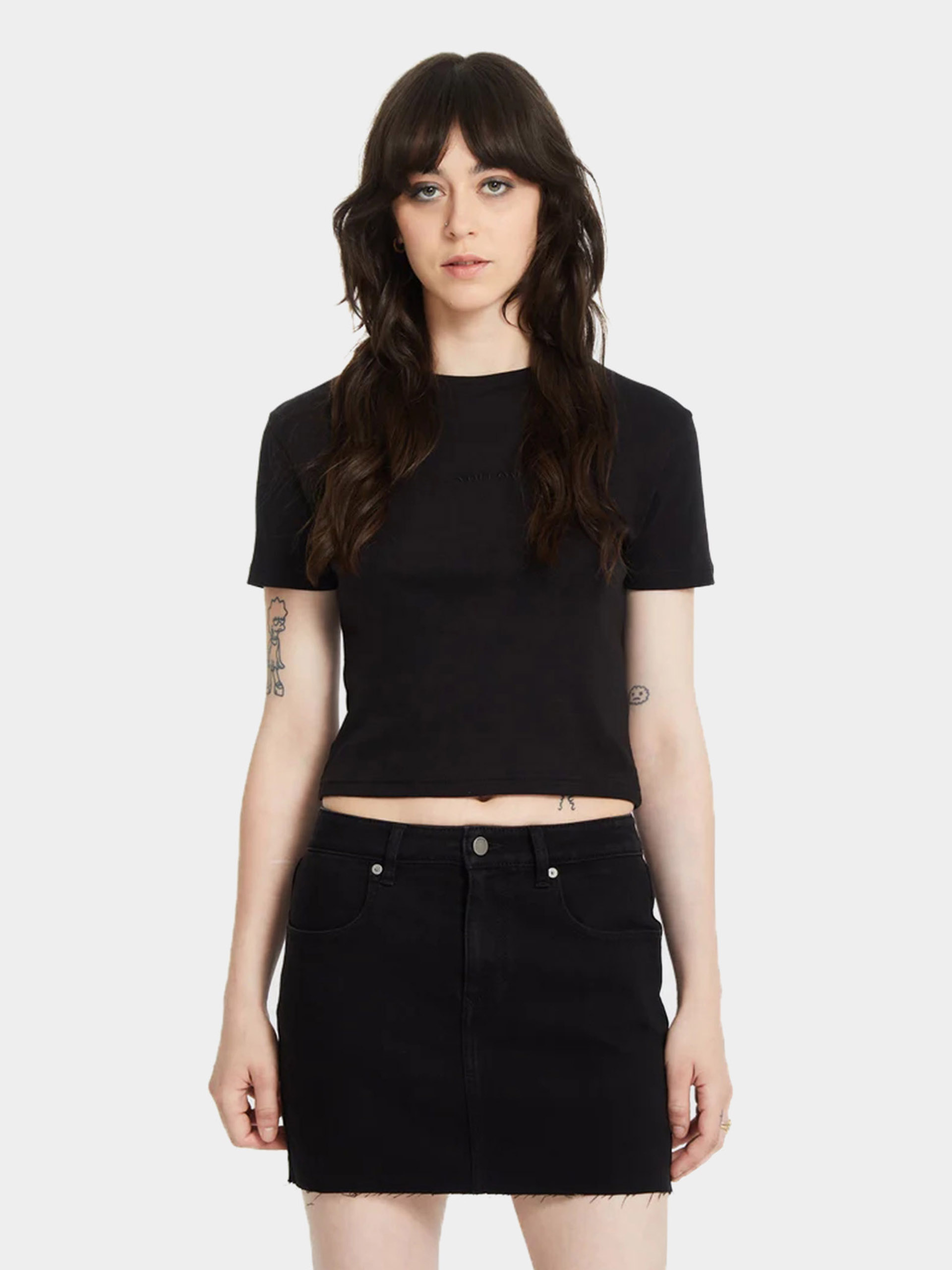 u0422u0435u043du0438u0441u043au0430 Volcom Volcomstone Tight Crop Wmn (black)