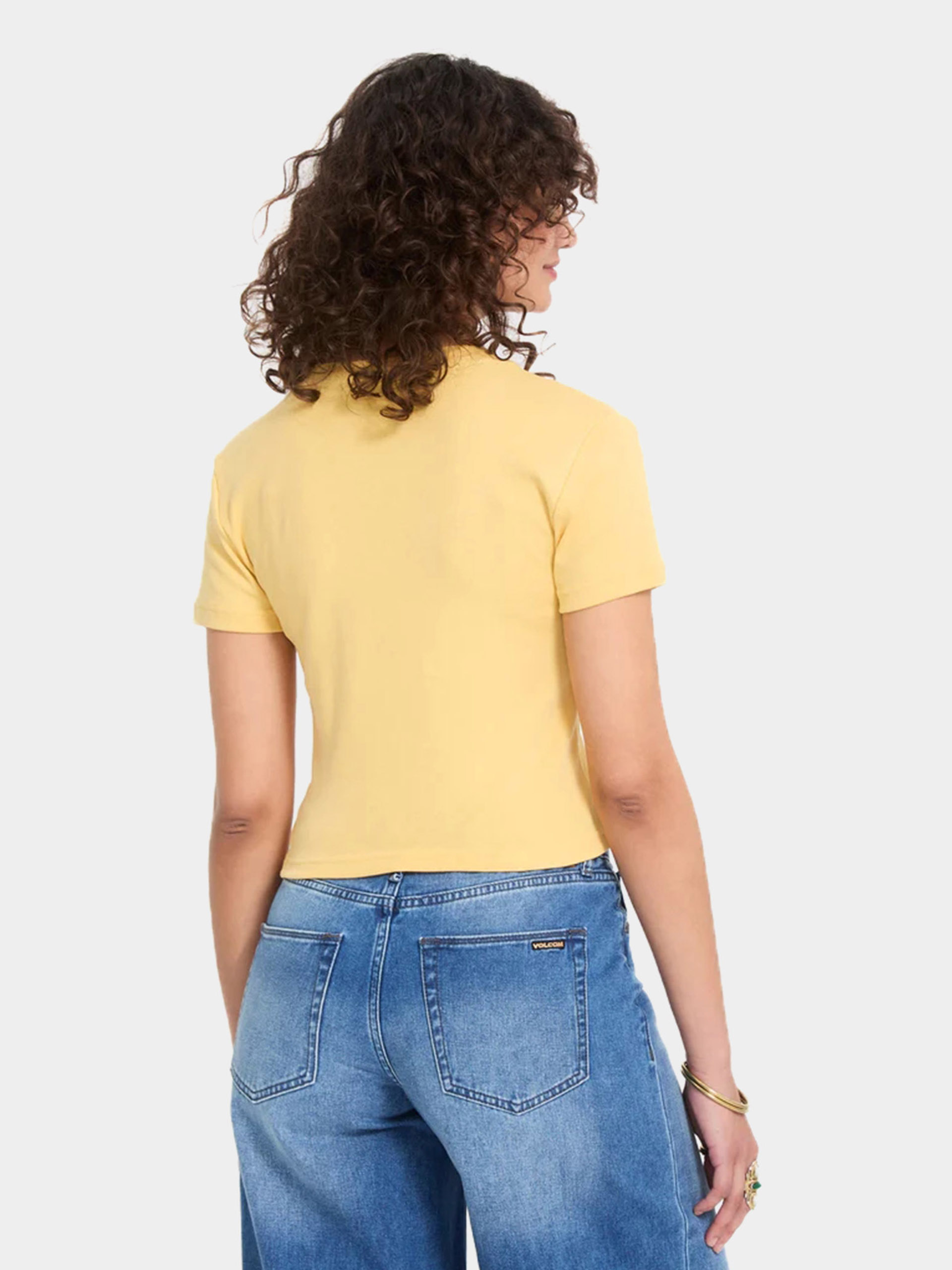 Тениска Volcom Volcomstone Tight Crop Wmn (sunburst)
