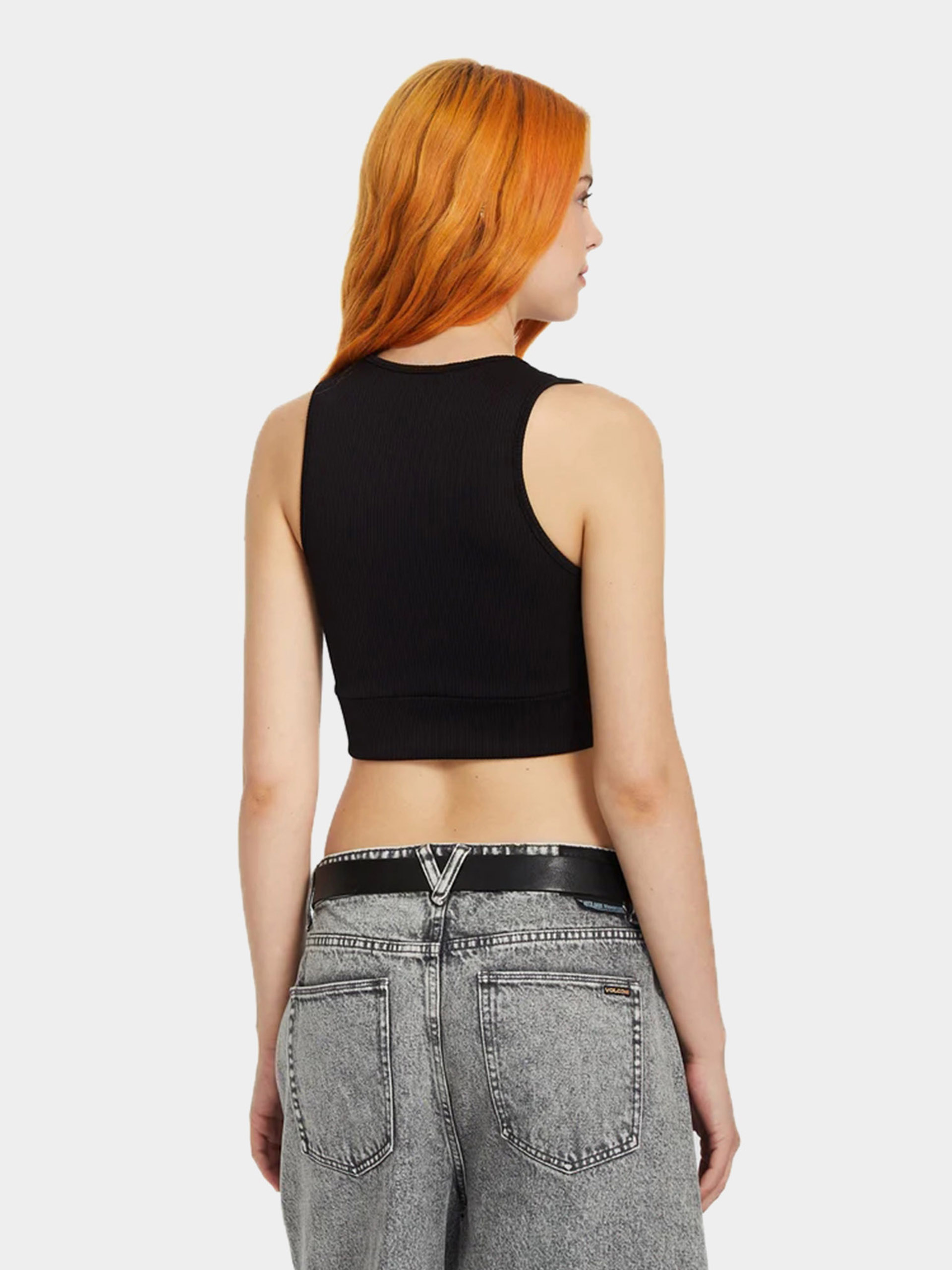 Тениска Volcom Gimmestank Rib Wmn (black)