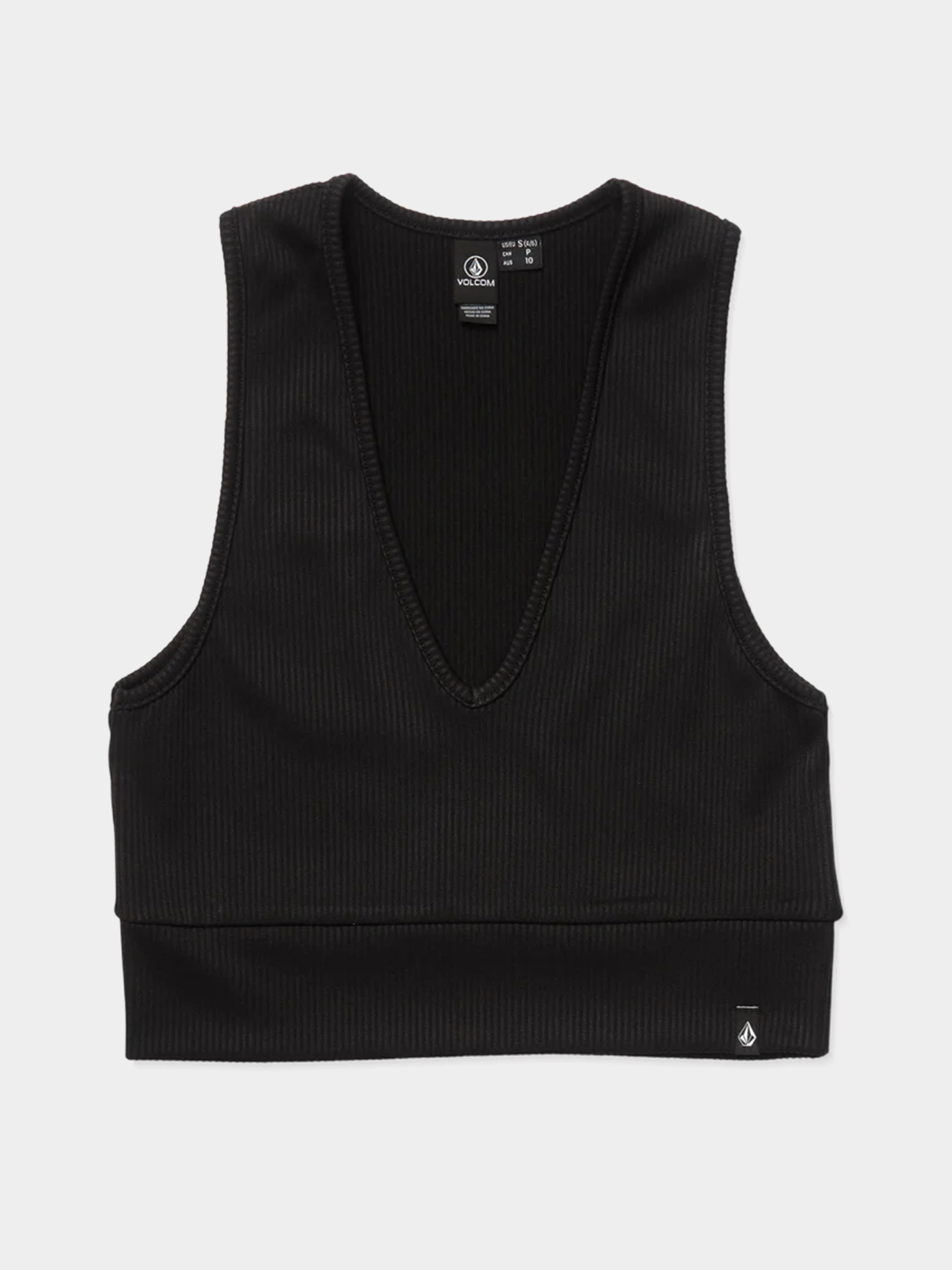 Тениска Volcom Gimmestank Rib Wmn (black)