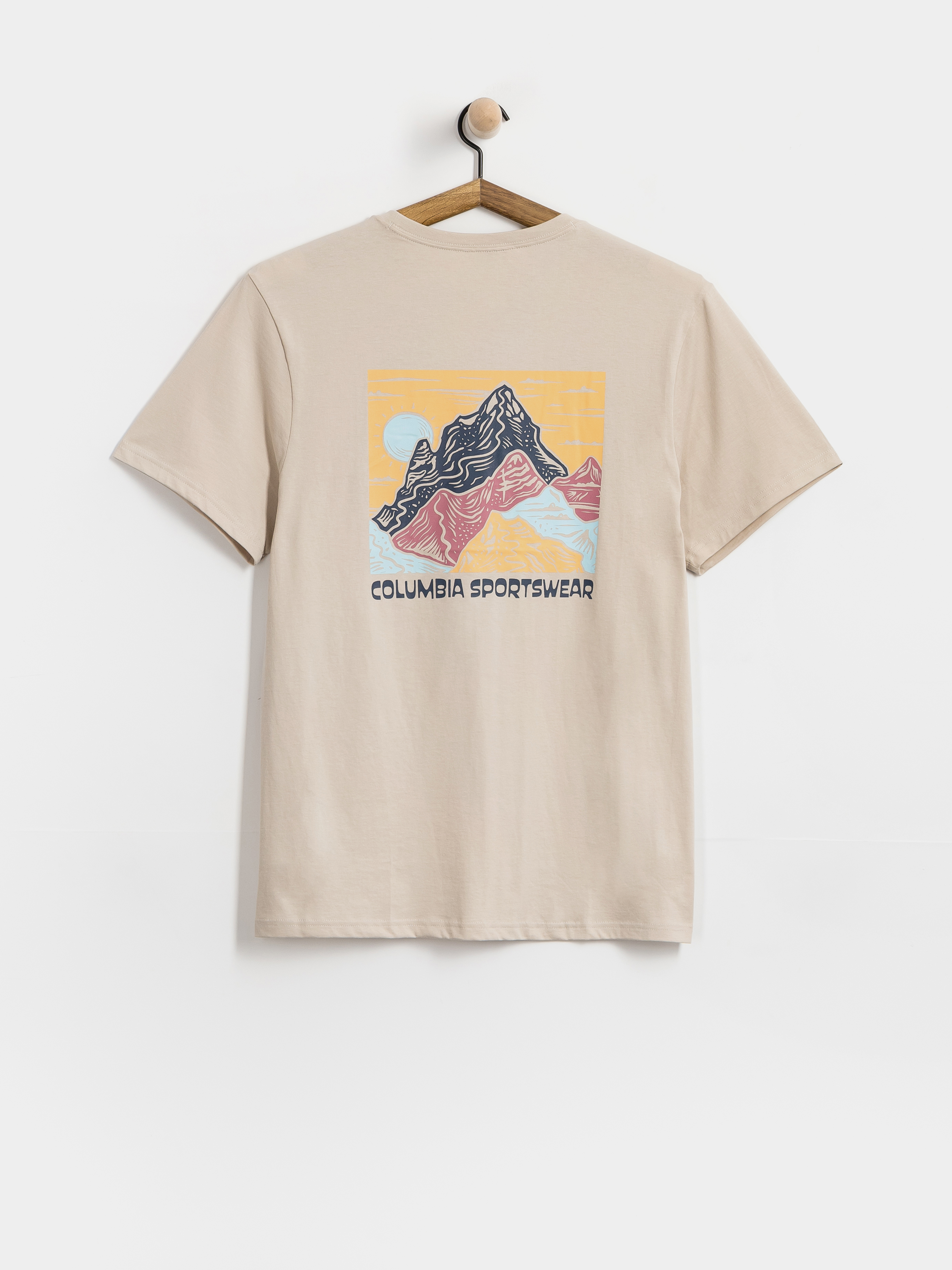 Тениска Columbia CSC Outdoor Back Graphic (dark stone/sunscape)