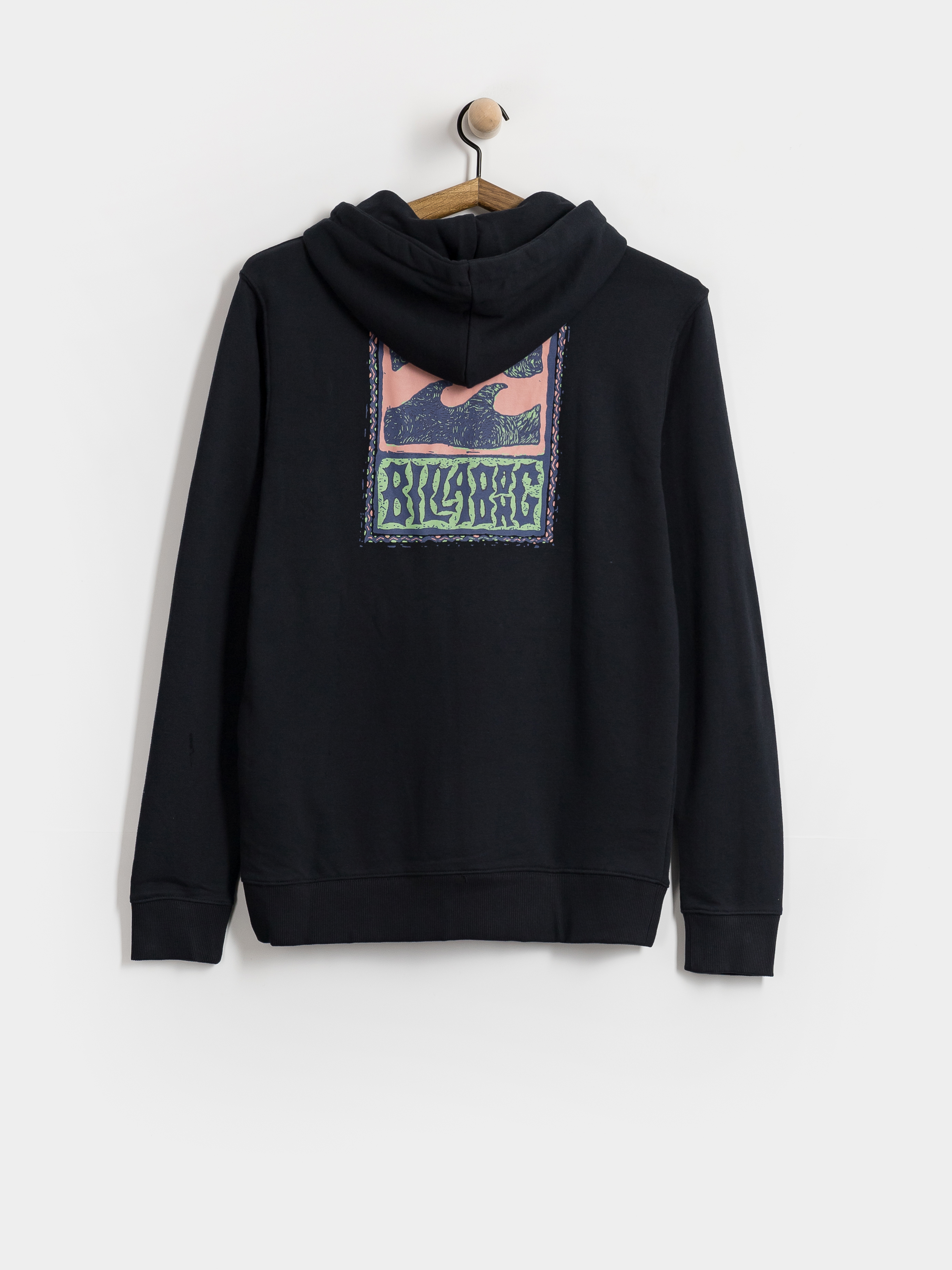 Суитшърт с качулка Billabong Stamp HD (black)