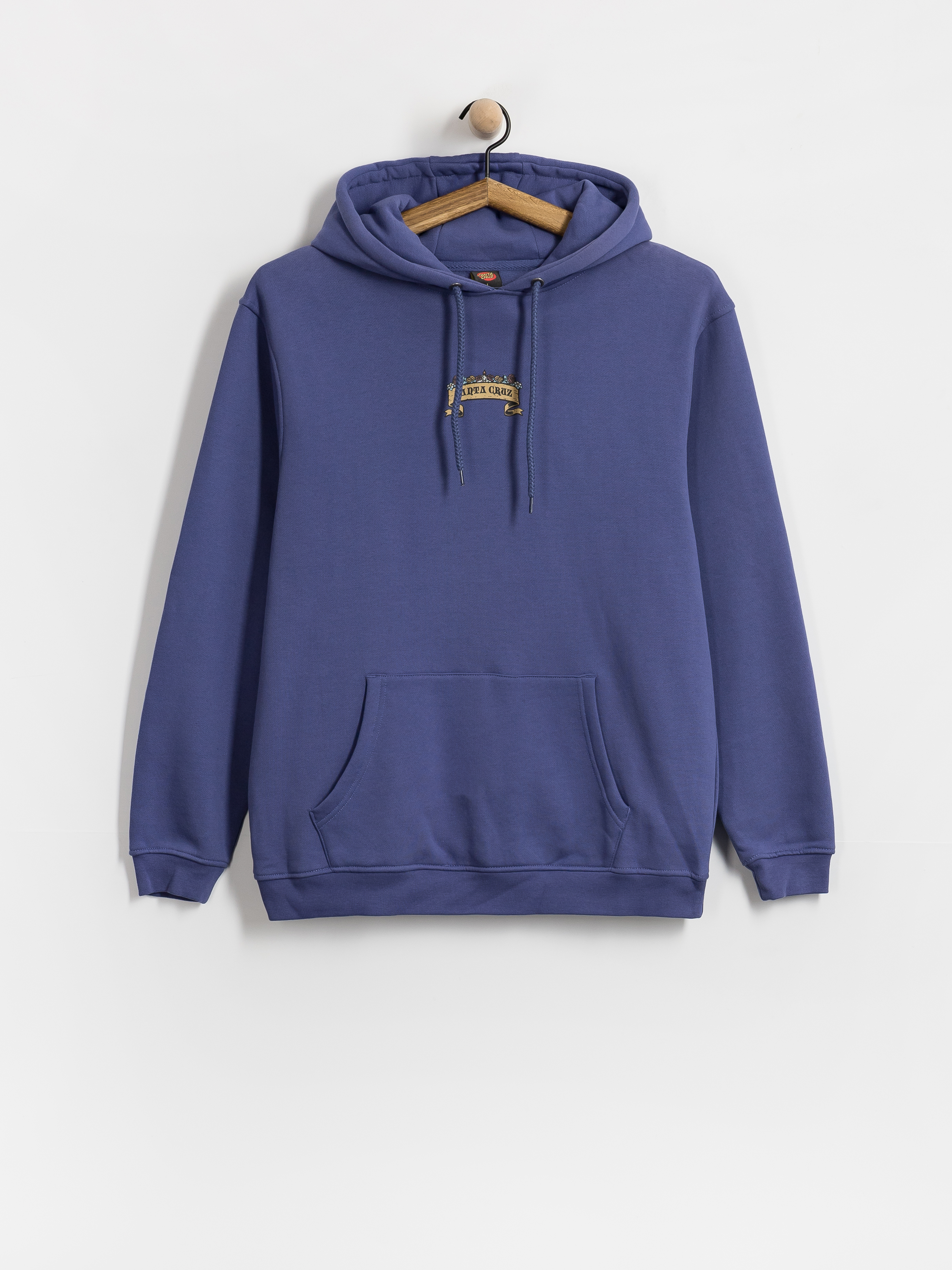 Суитшърт с качулка Santa Cruz Guzman Scroll Front HD (navy dusk)