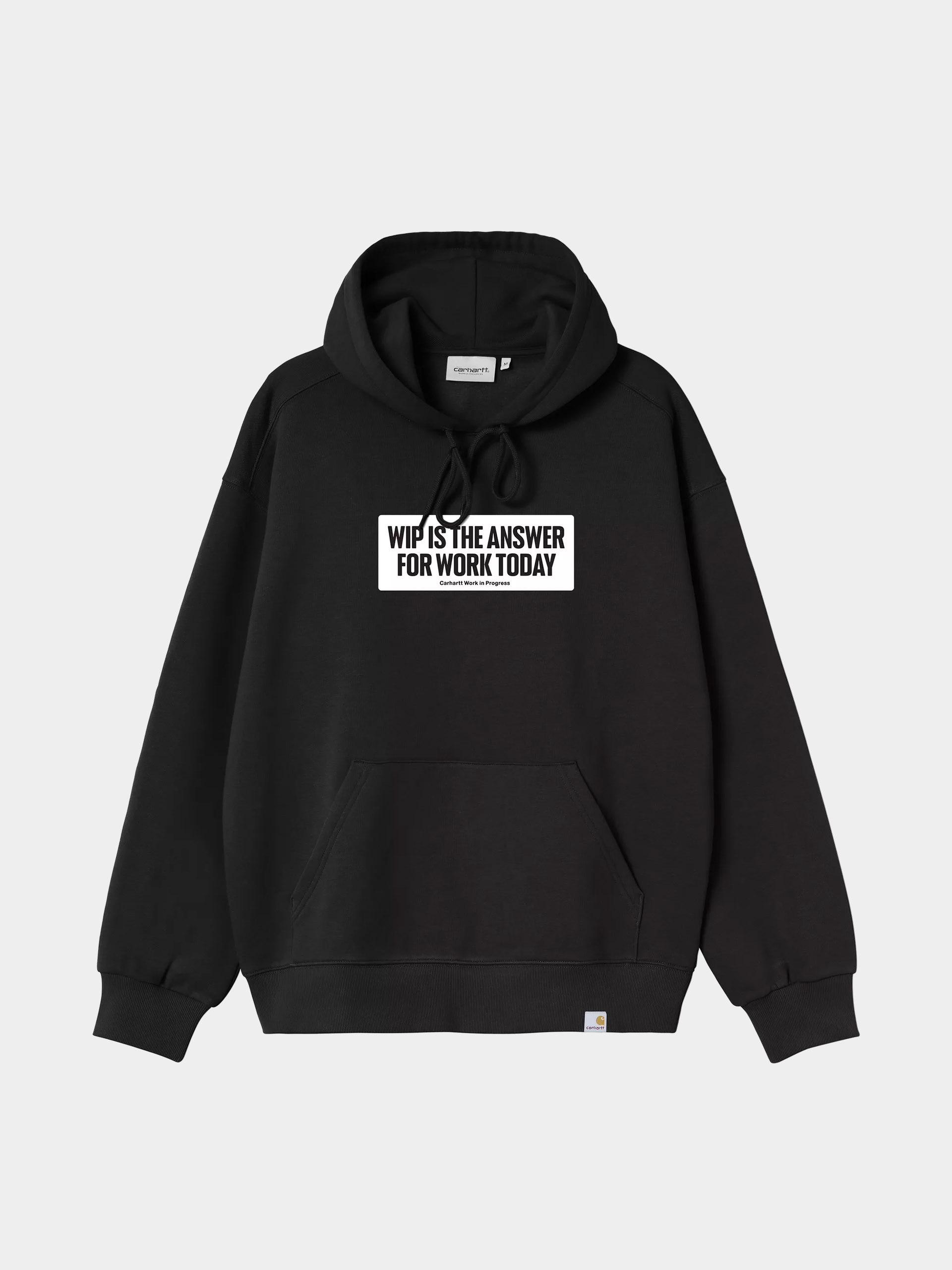 Суитшърт с качулка Carhartt WIP Bumper Sticker HD (black)