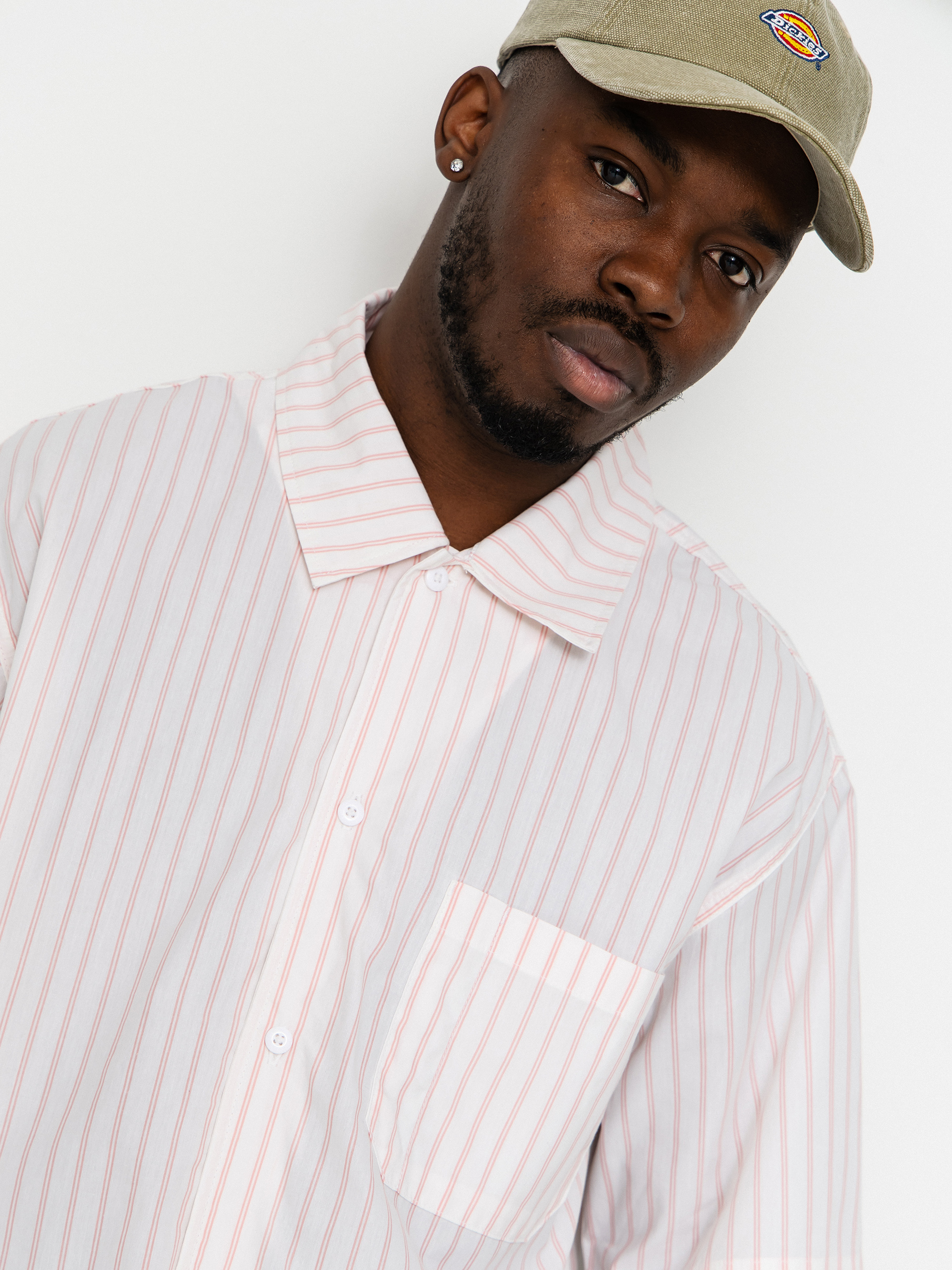 Риза Dickies Venedocia Stripe (white)