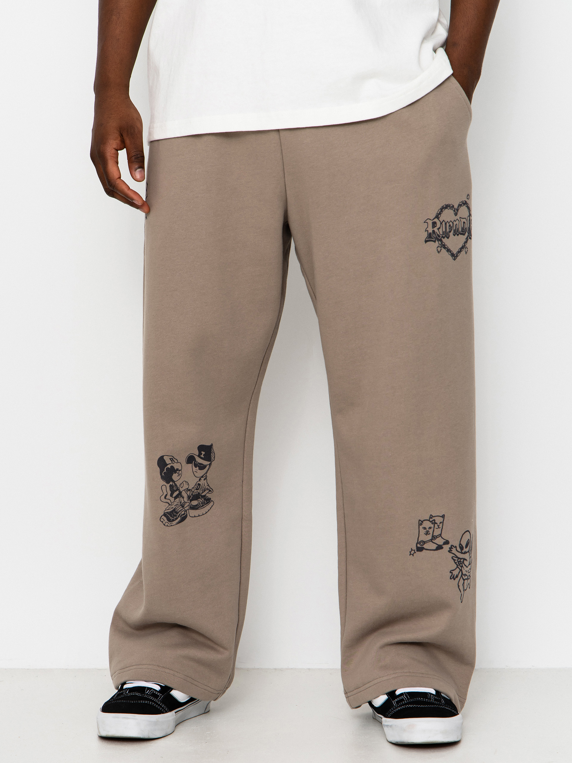 Панталони RipNDip Westside Straight Leg (dark sand wash)