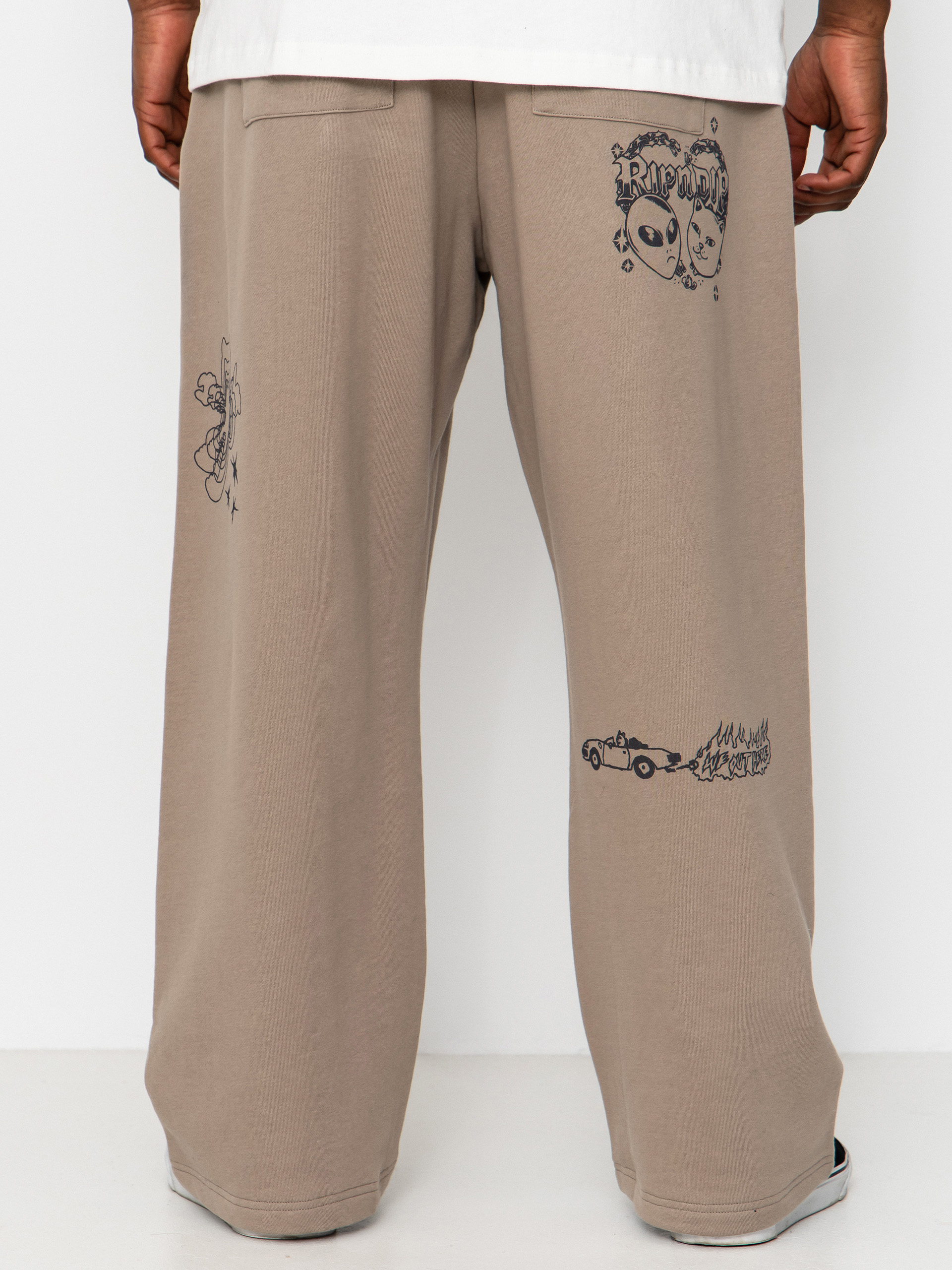 Панталони RipNDip Westside Straight Leg (dark sand wash)