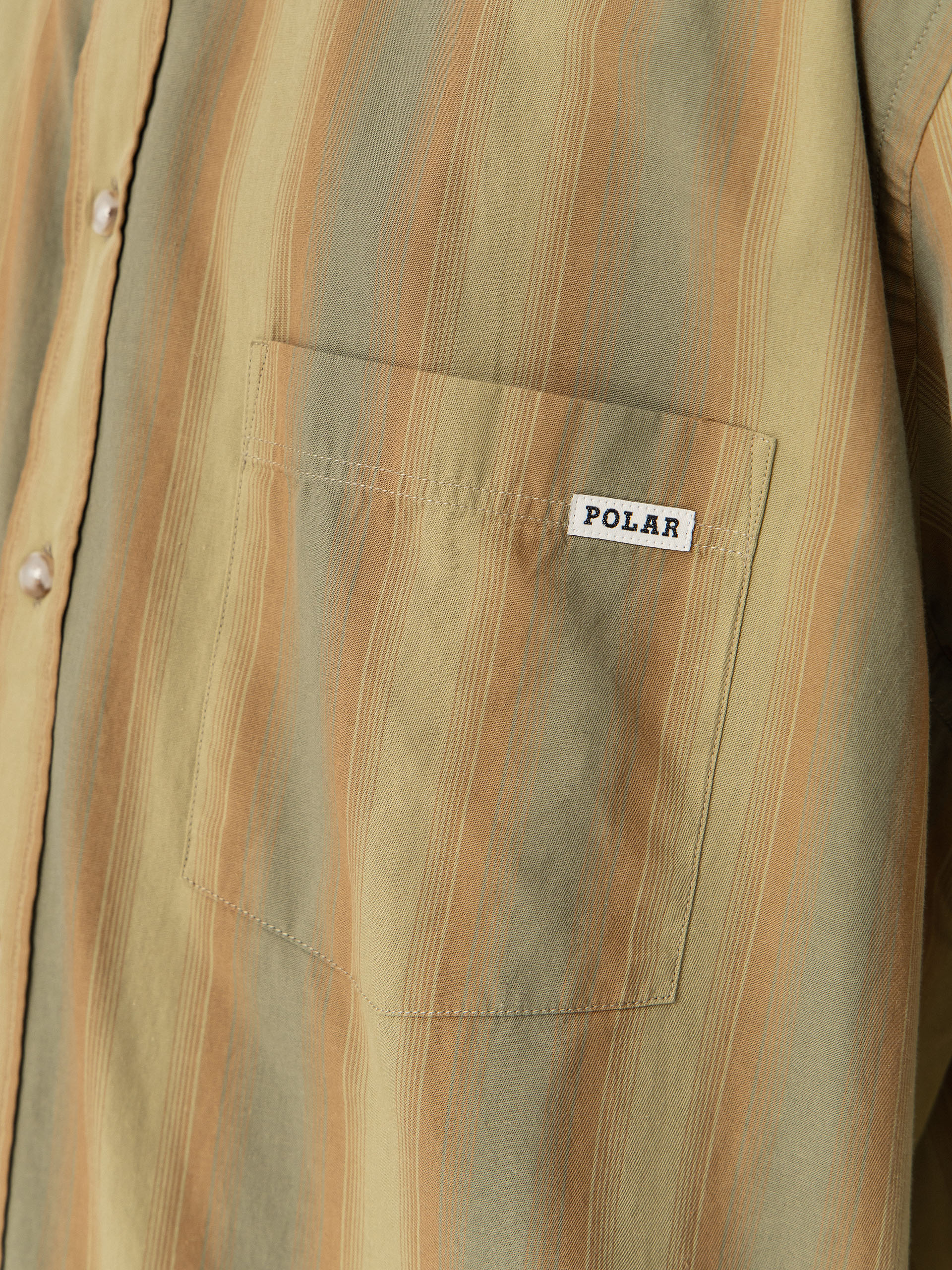 Риза Polar Skate Ben (green stripe)