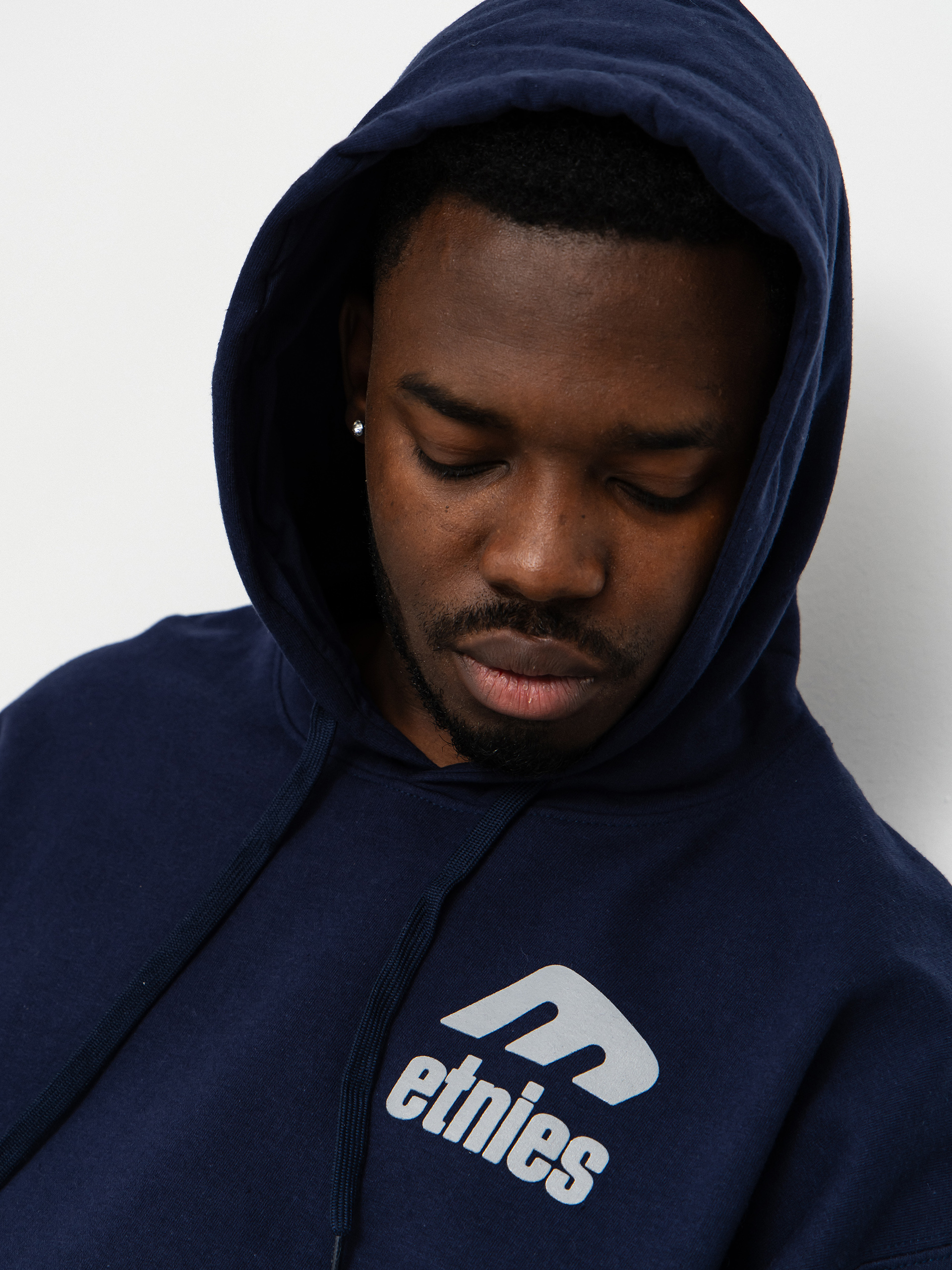 Суитшърт с качулка Etnies Icon E HD (navy/grey)