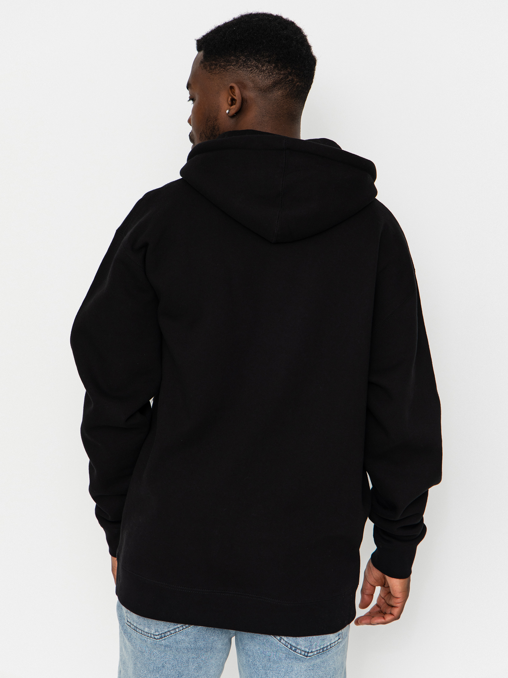 Суитшърт с качулка Spitfire Mushroom Bighead HD (black w/multi color print)