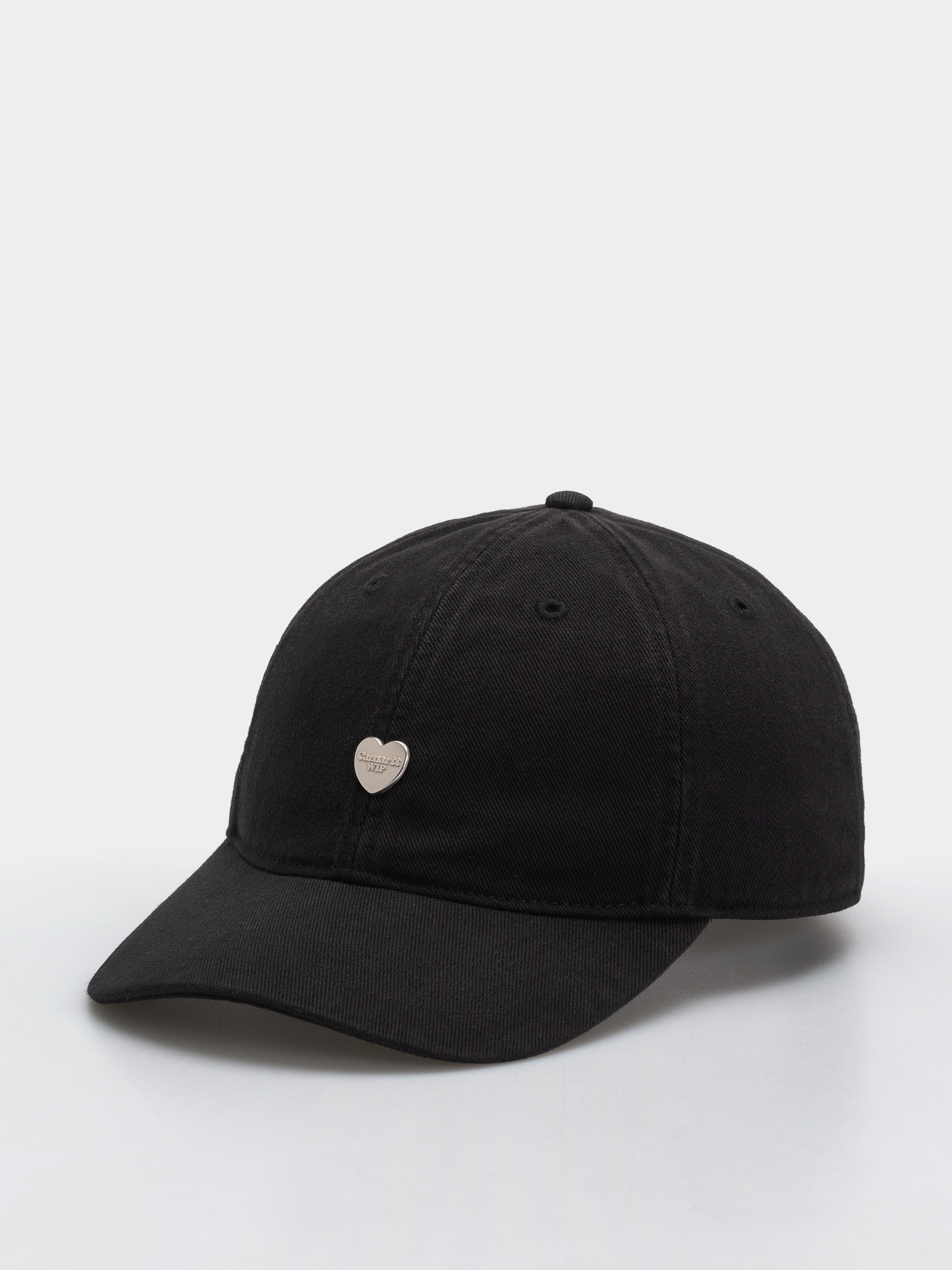 Шапка с козирка Carhartt WIP Heart Metal (black/silver)
