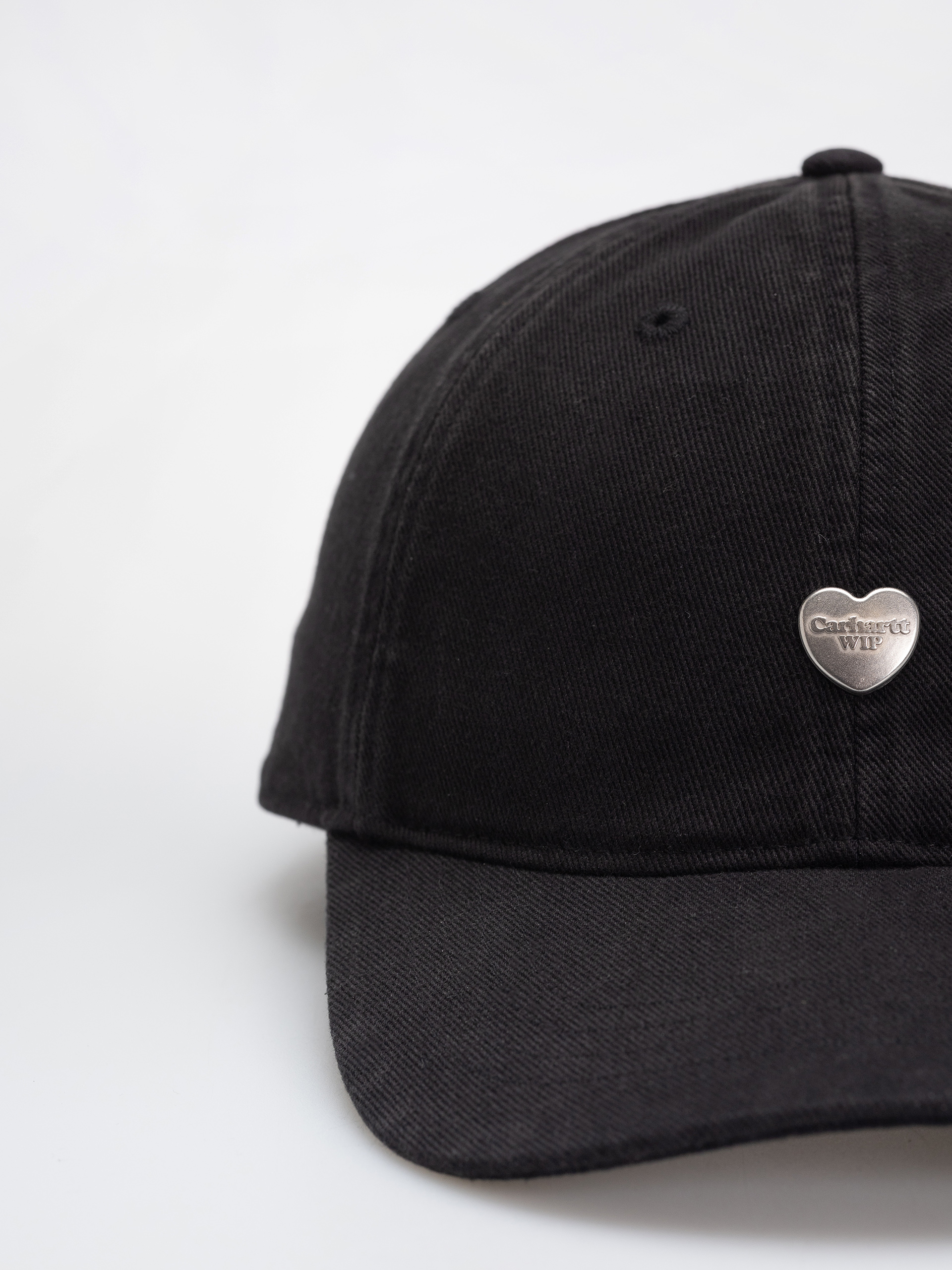 Шапка с козирка Carhartt WIP Heart Metal (black/silver)