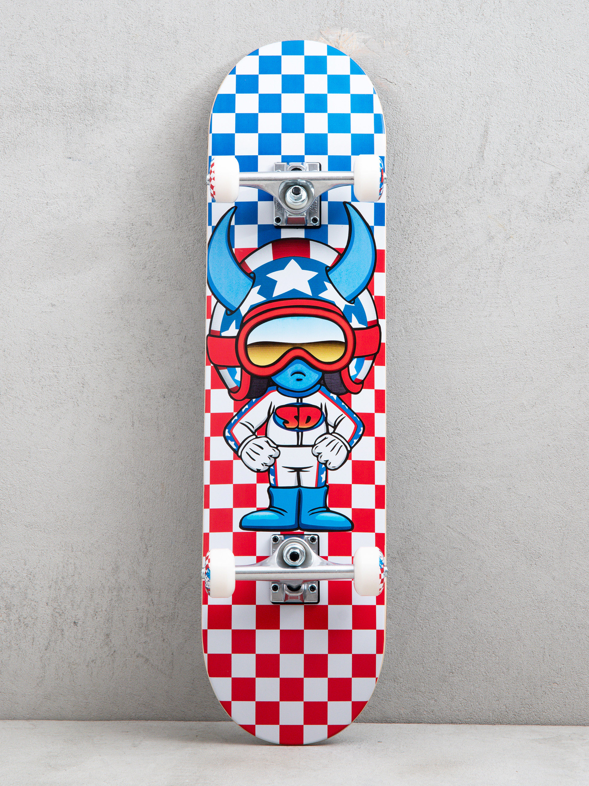 Скейтборд Speed Demons Stars (red/wht/blue checks)