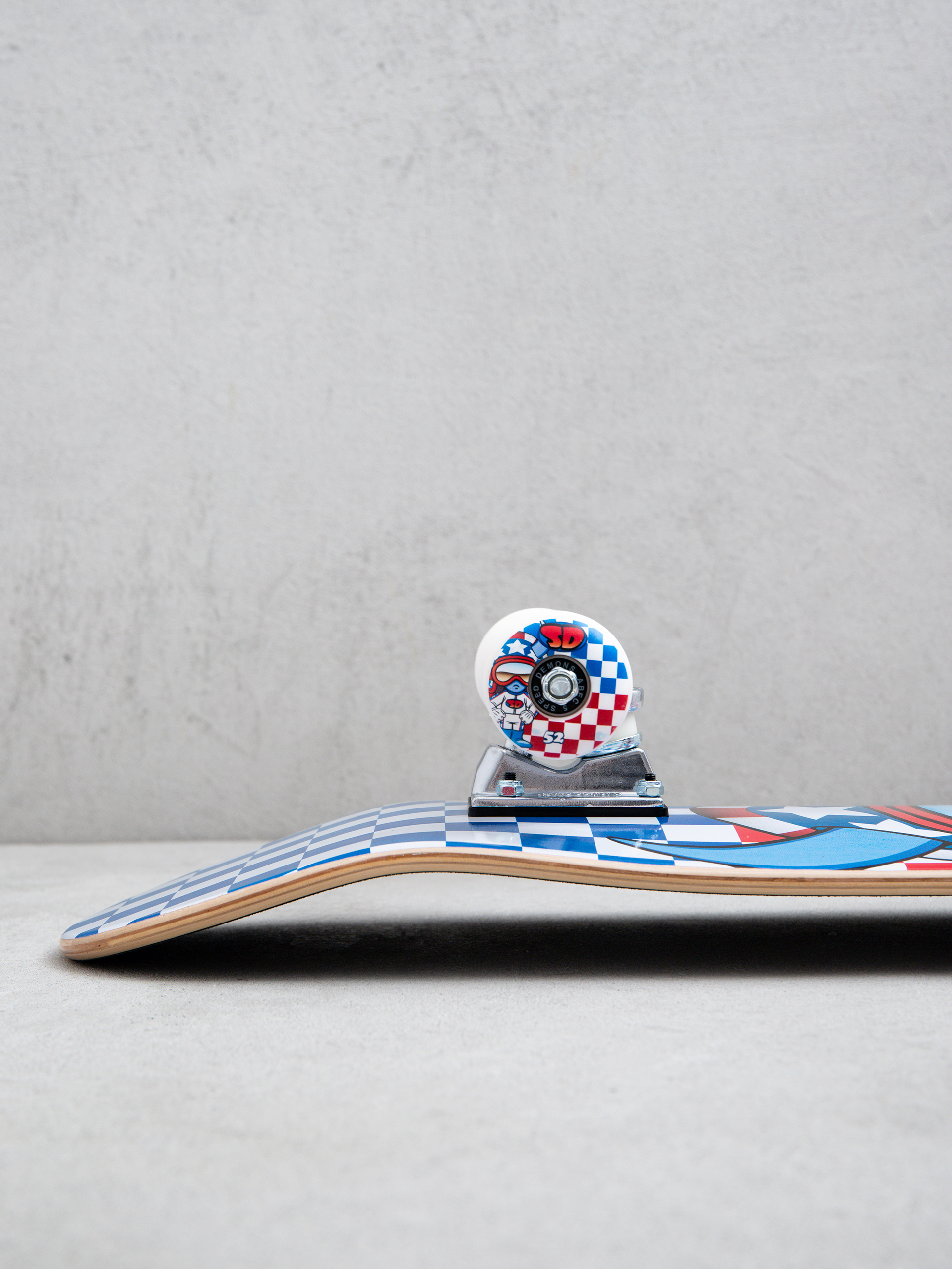 Скейтборд Speed Demons Stars (red/wht/blue checks)