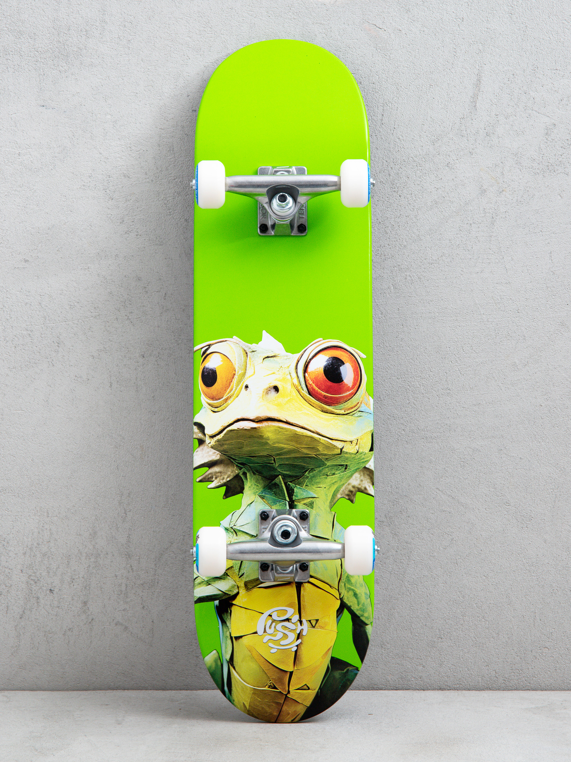 Скейтборд Push Lizard Big FP (lime)