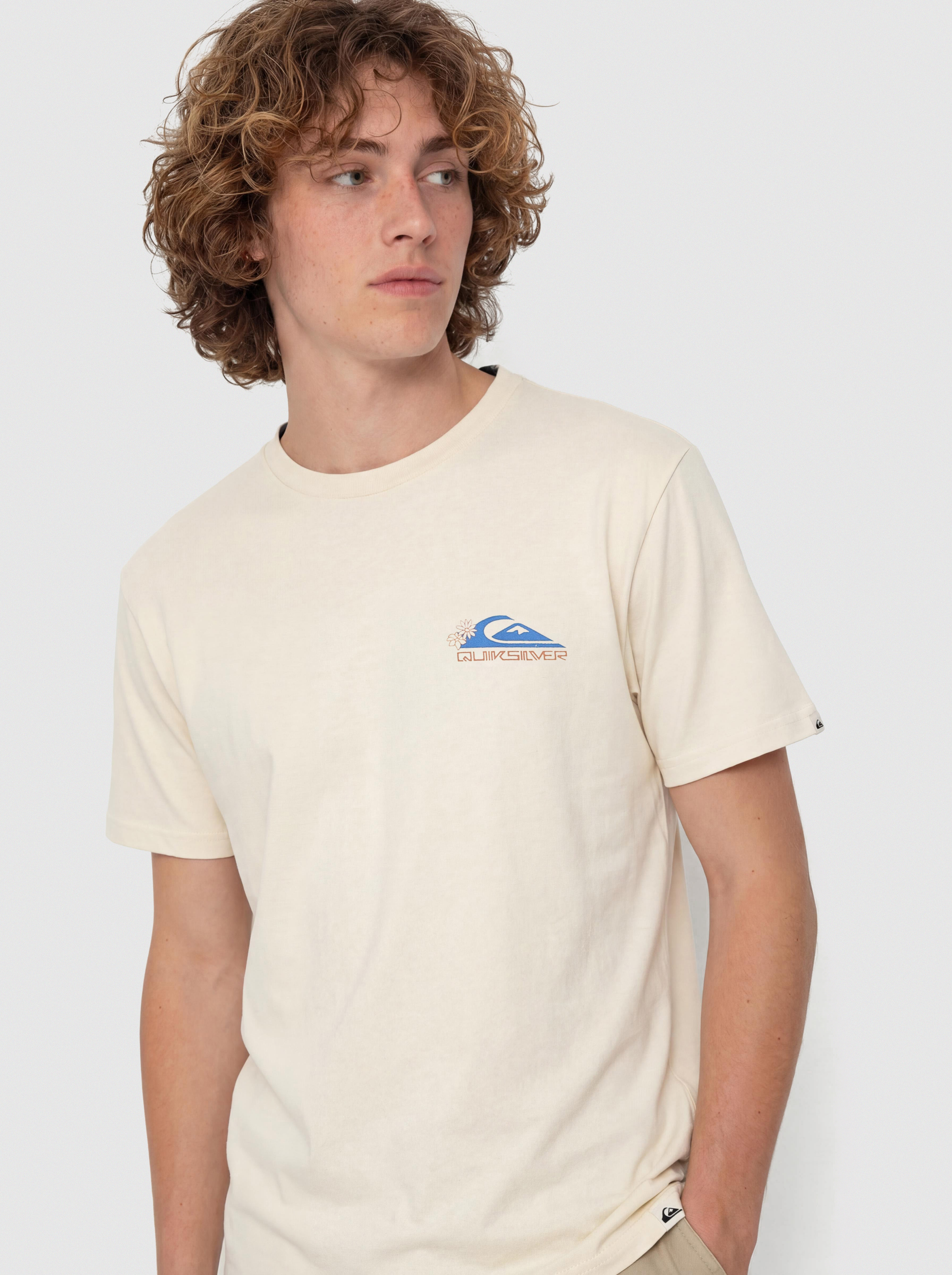 Тениска Quiksilver Ev Barrel Paradise (bone white)