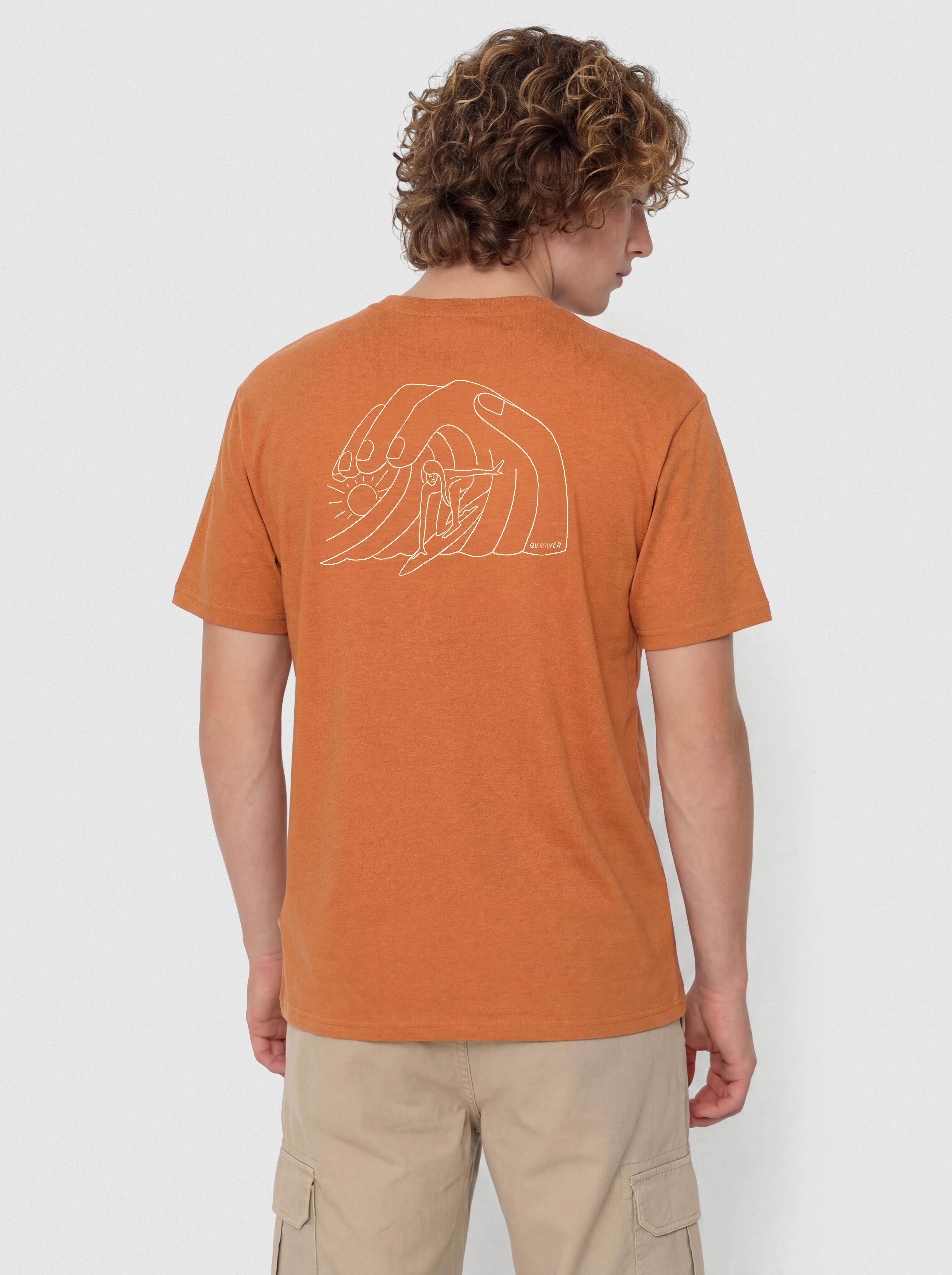 Тениска Quiksilver Freedom Swell (bran)
