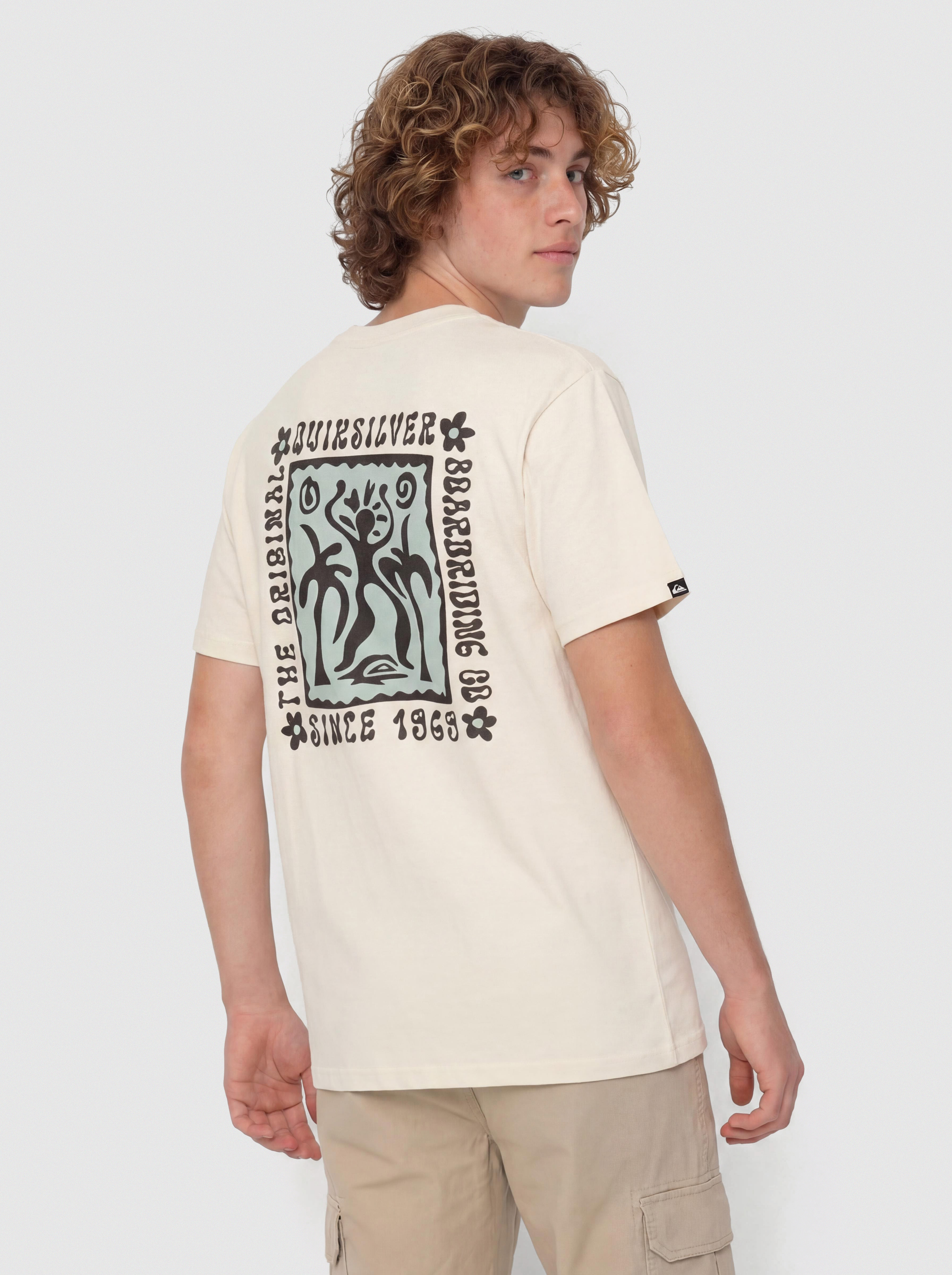 Тениска Quiksilver Serenity Splash (bone white)