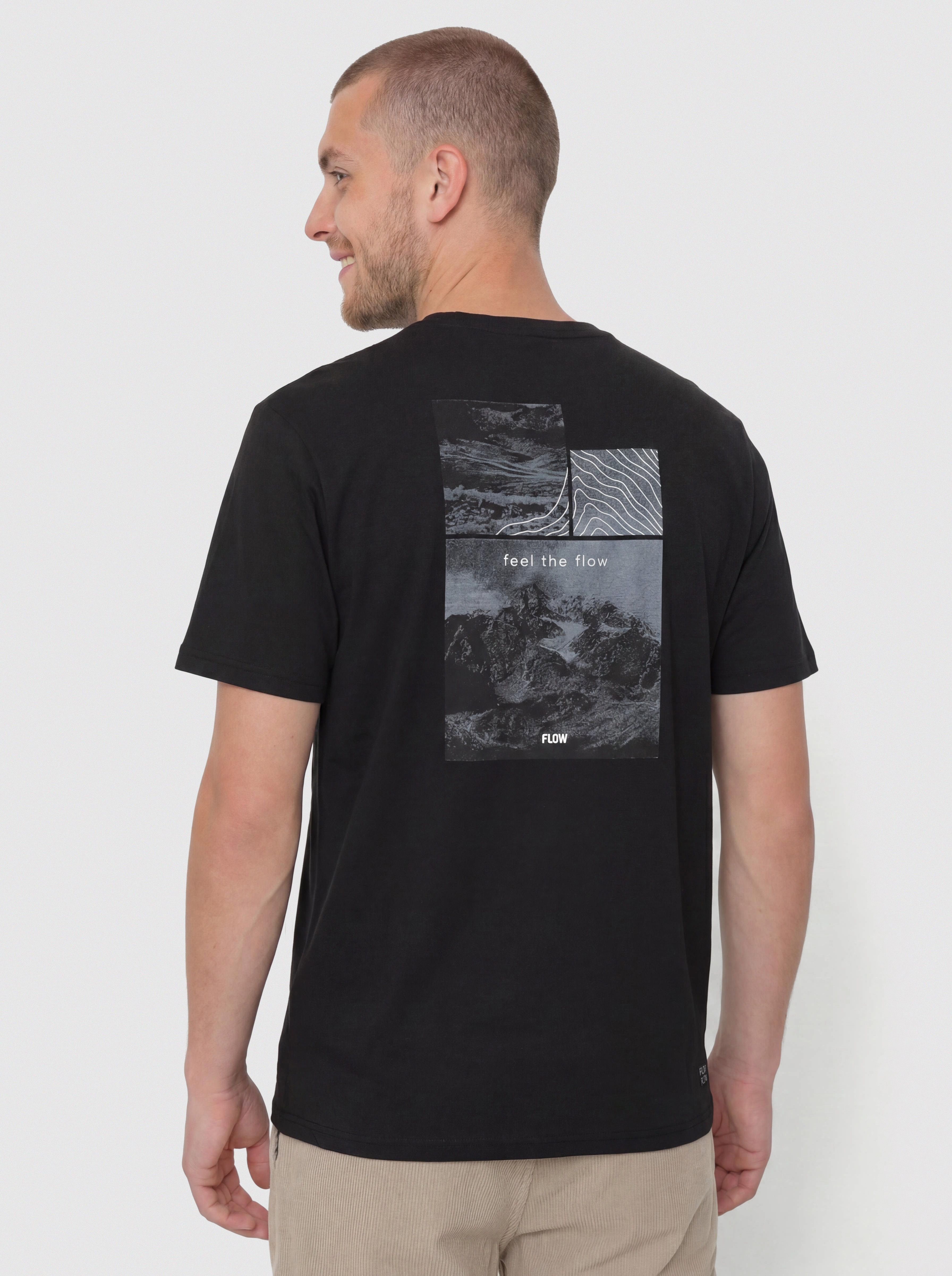 Тениска FLOV Morro (black/dark grey)