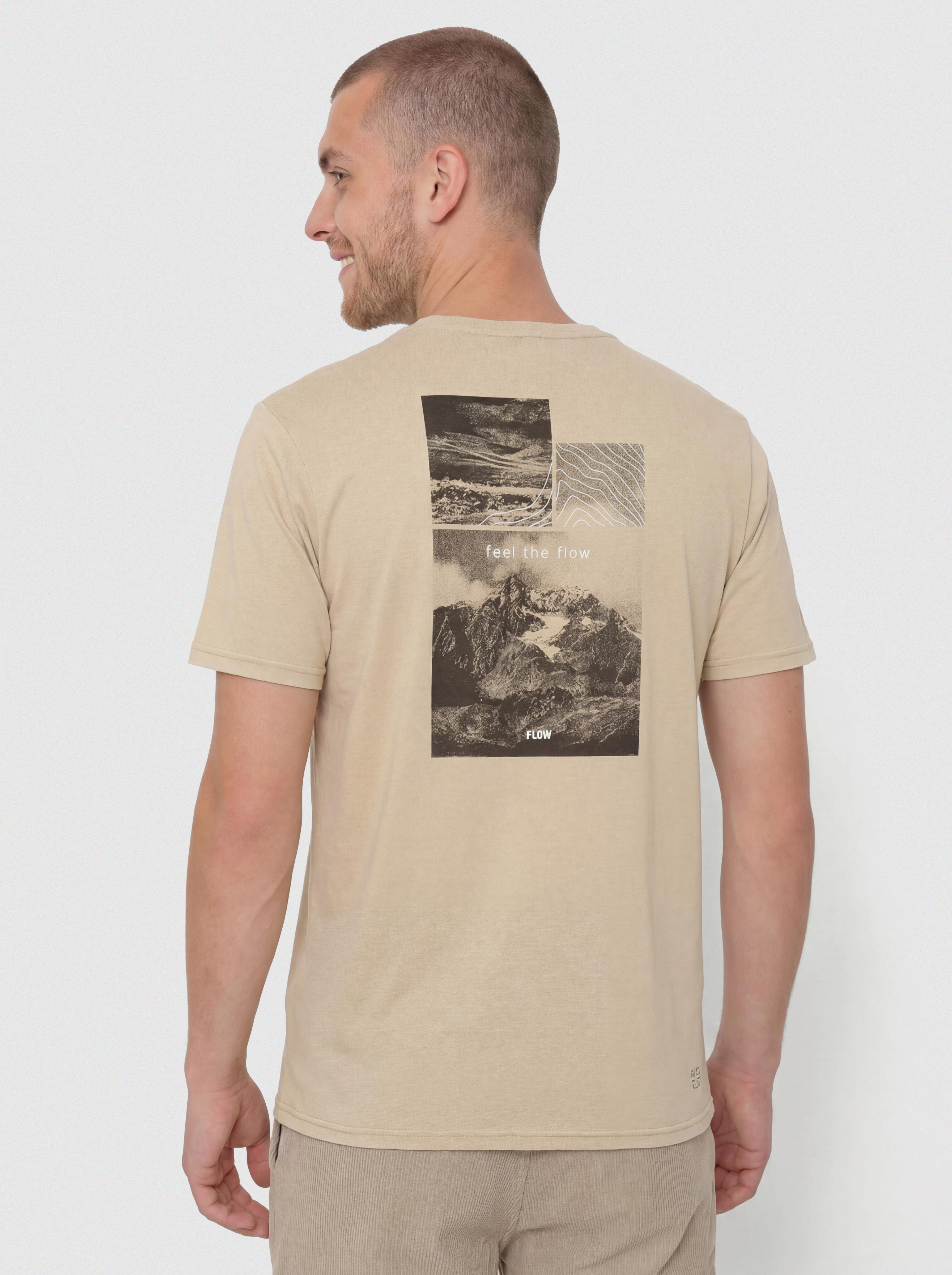 Тениска FLOV Morro (beige/dark grey)