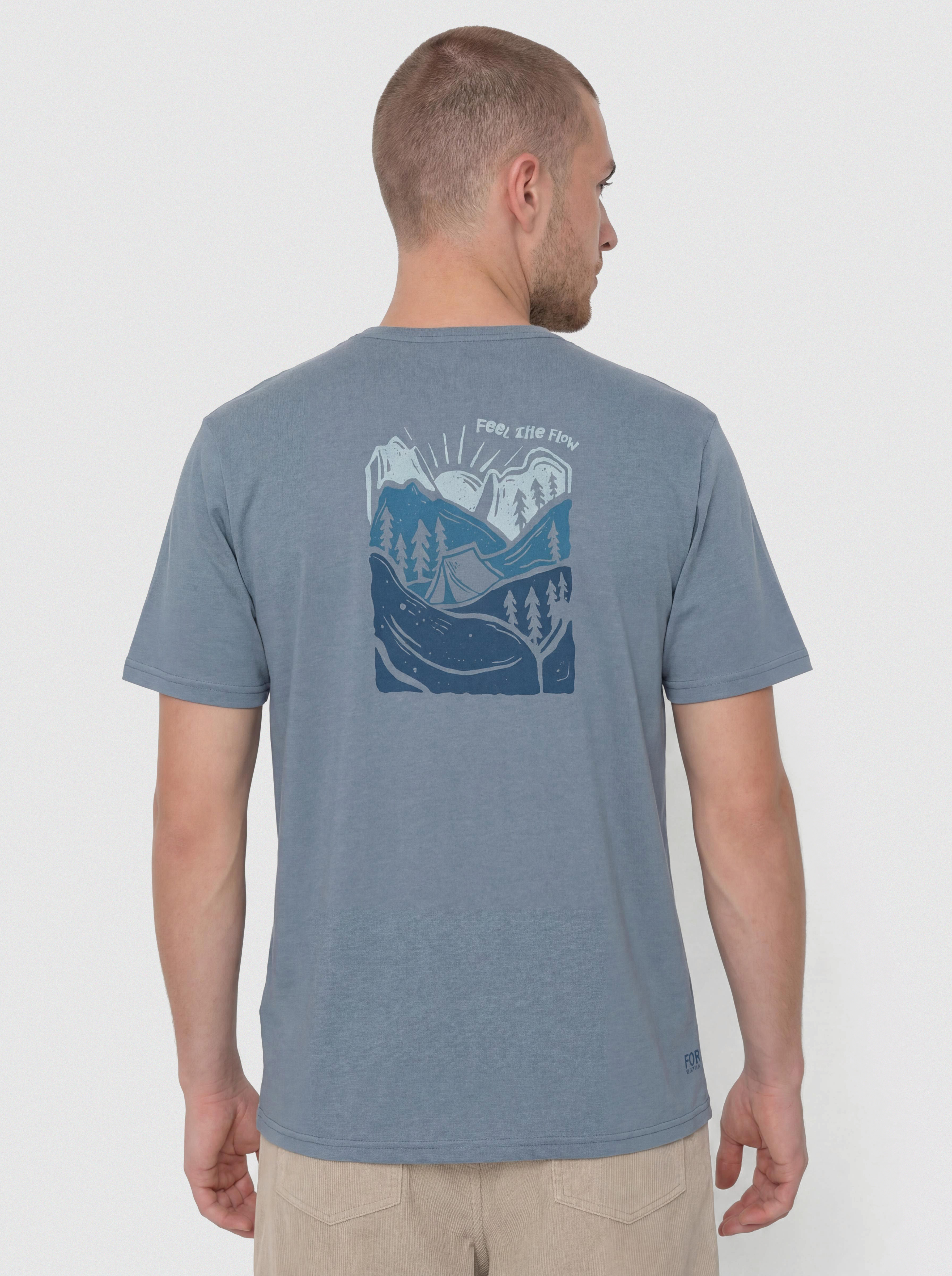 Тениска FLOV Timberon (blue/blue)