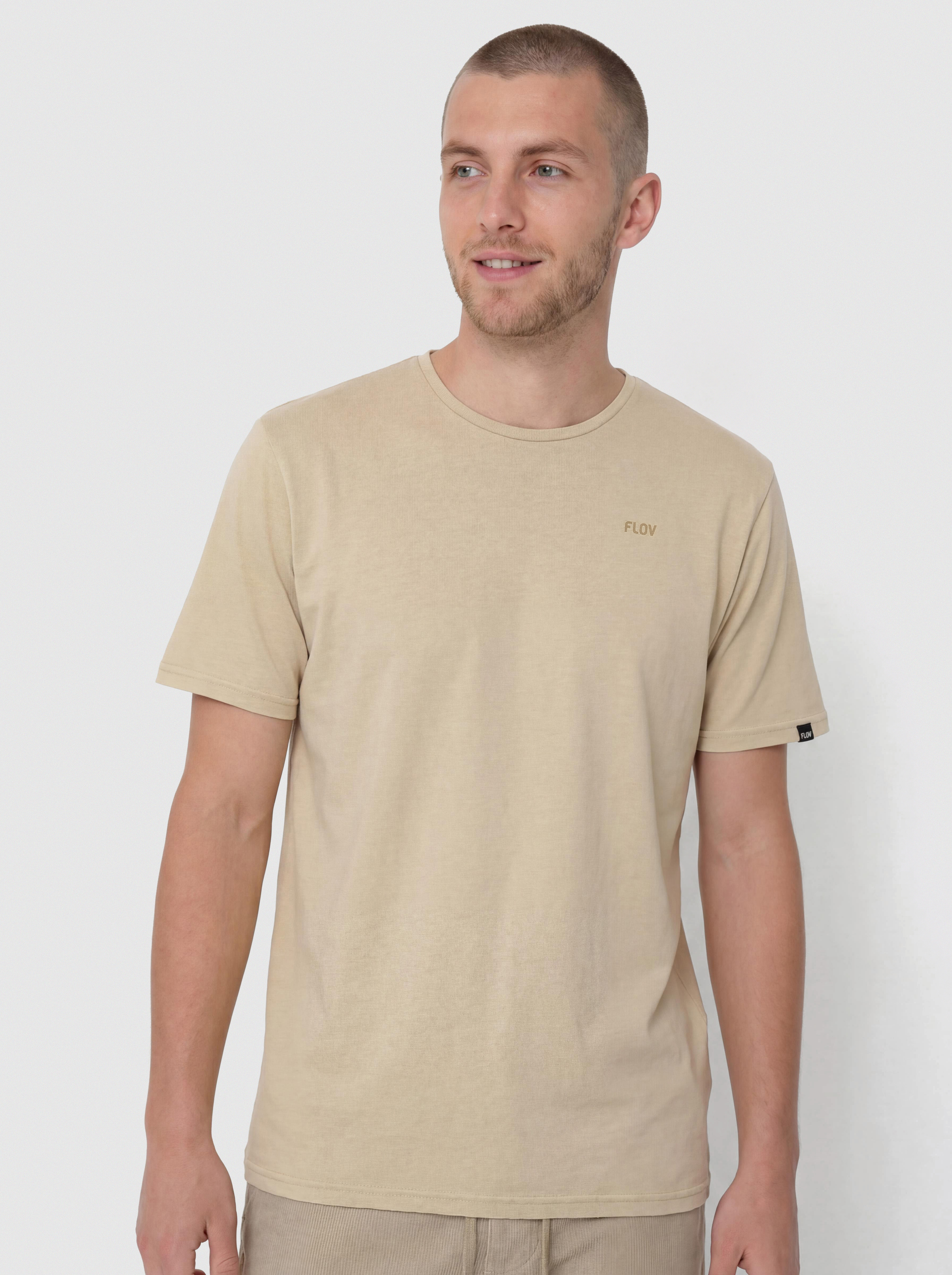 Тениска FLOV Morro (beige/dark grey)